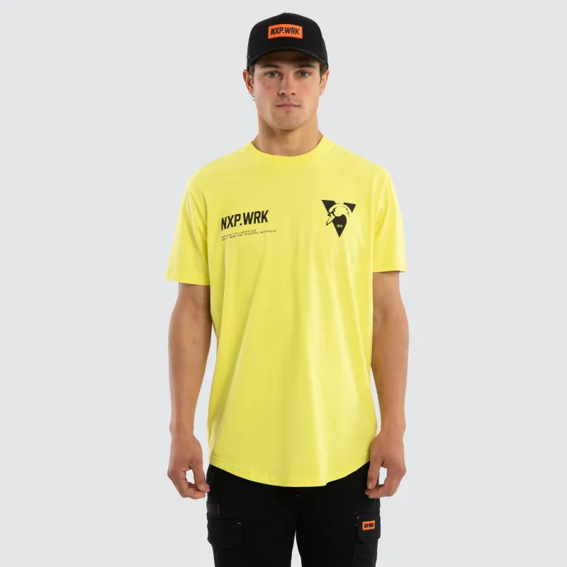 Sydney Swans Ethic Tee Yellow sold by Nena and Pasadena