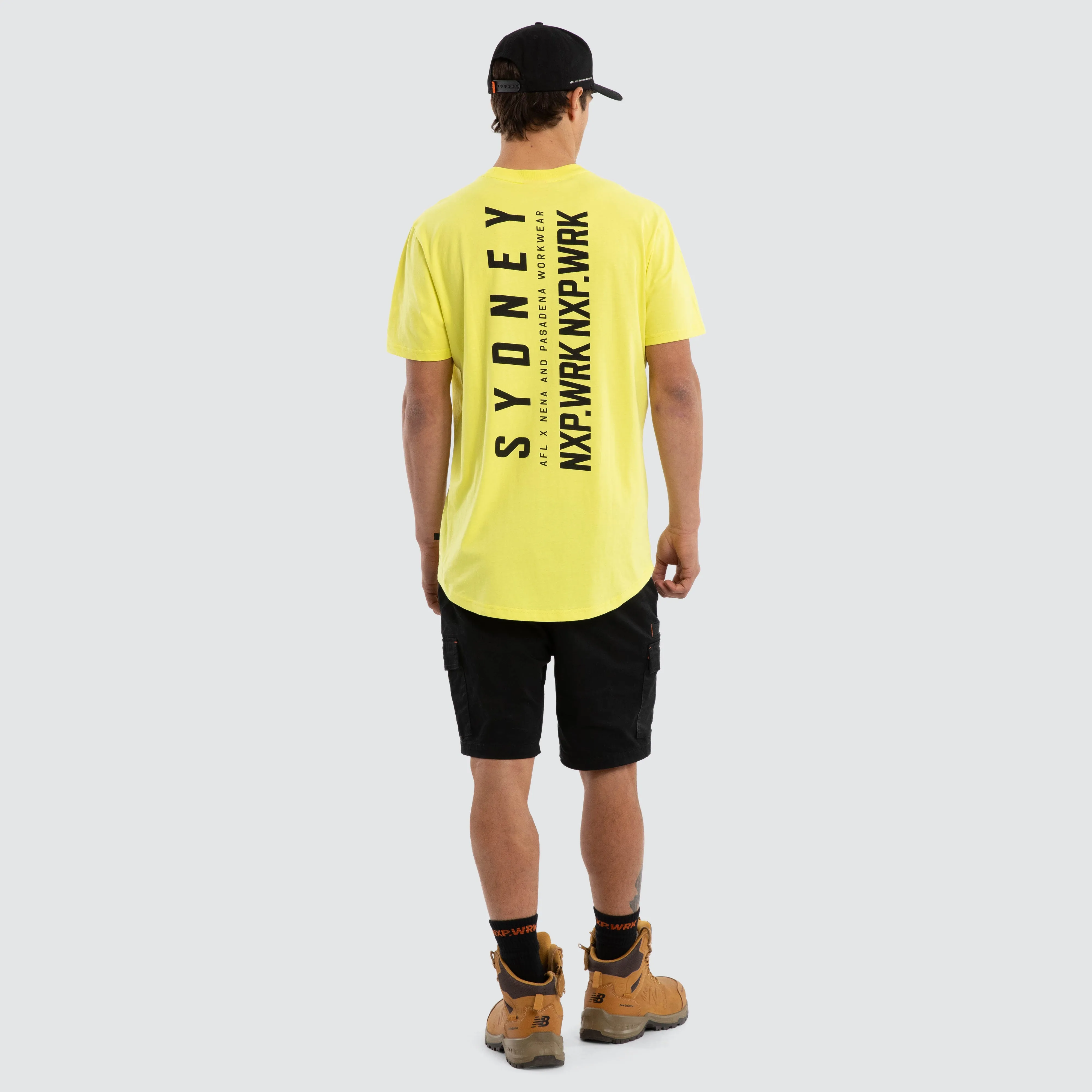 Sydney Swans Ethic Tee Yellow sold by Nena and Pasadena product image thumbnail 5