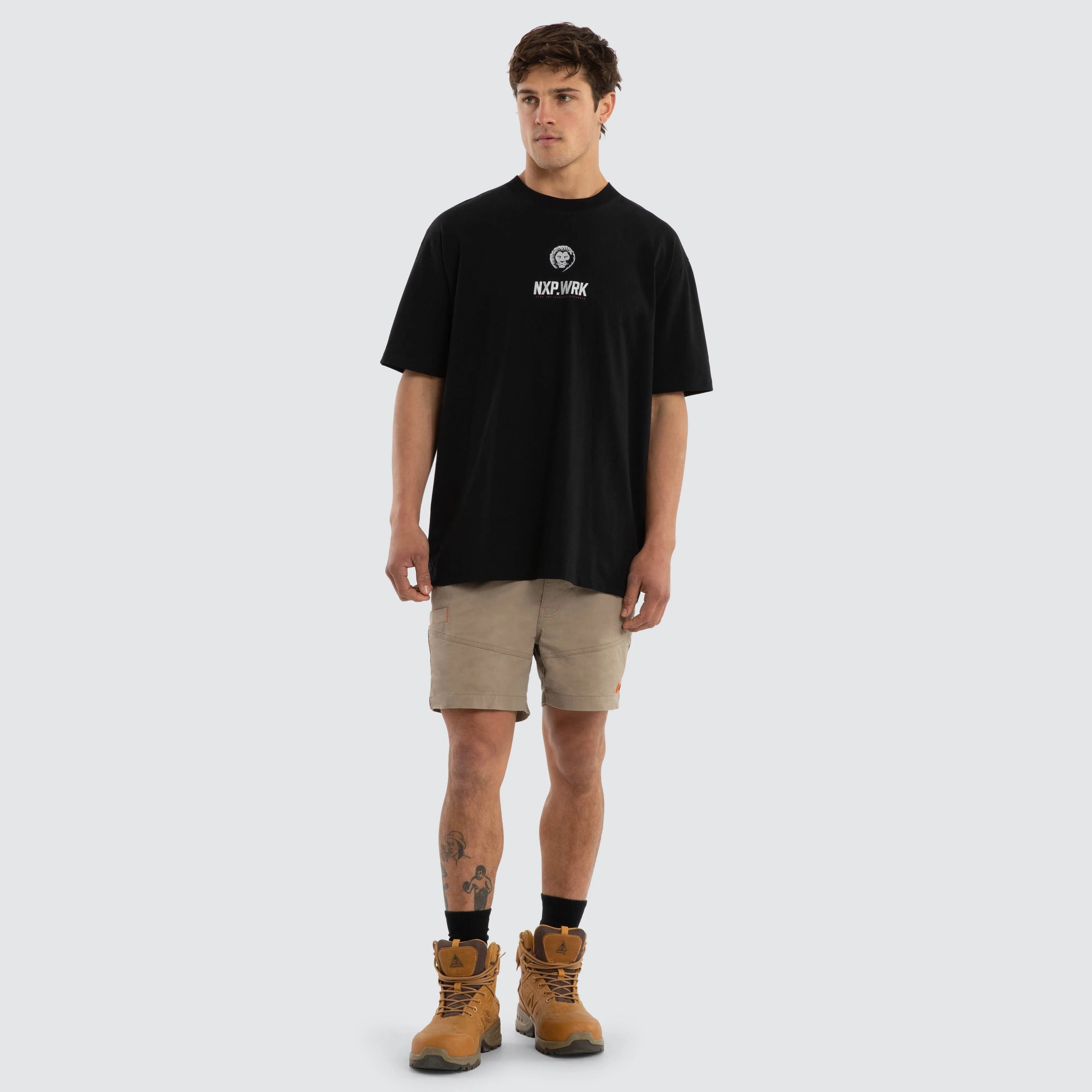 Brisbane Lions Union Tee Jet Black sold by Nena and Pasadena product image thumbnail 3