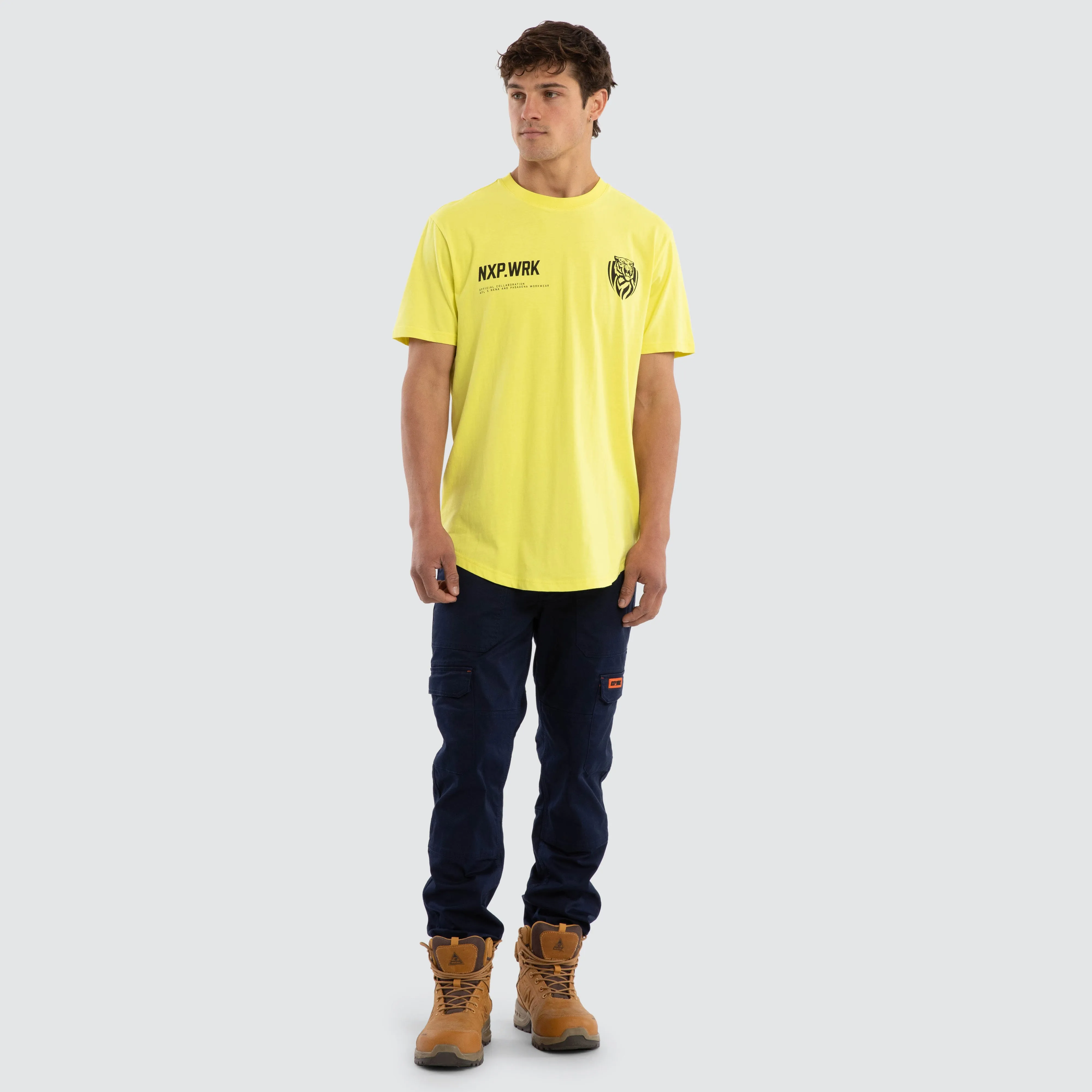 Richmond Tigers Ethic Tee Yellow sold by Nena and Pasadena product image thumbnail 3