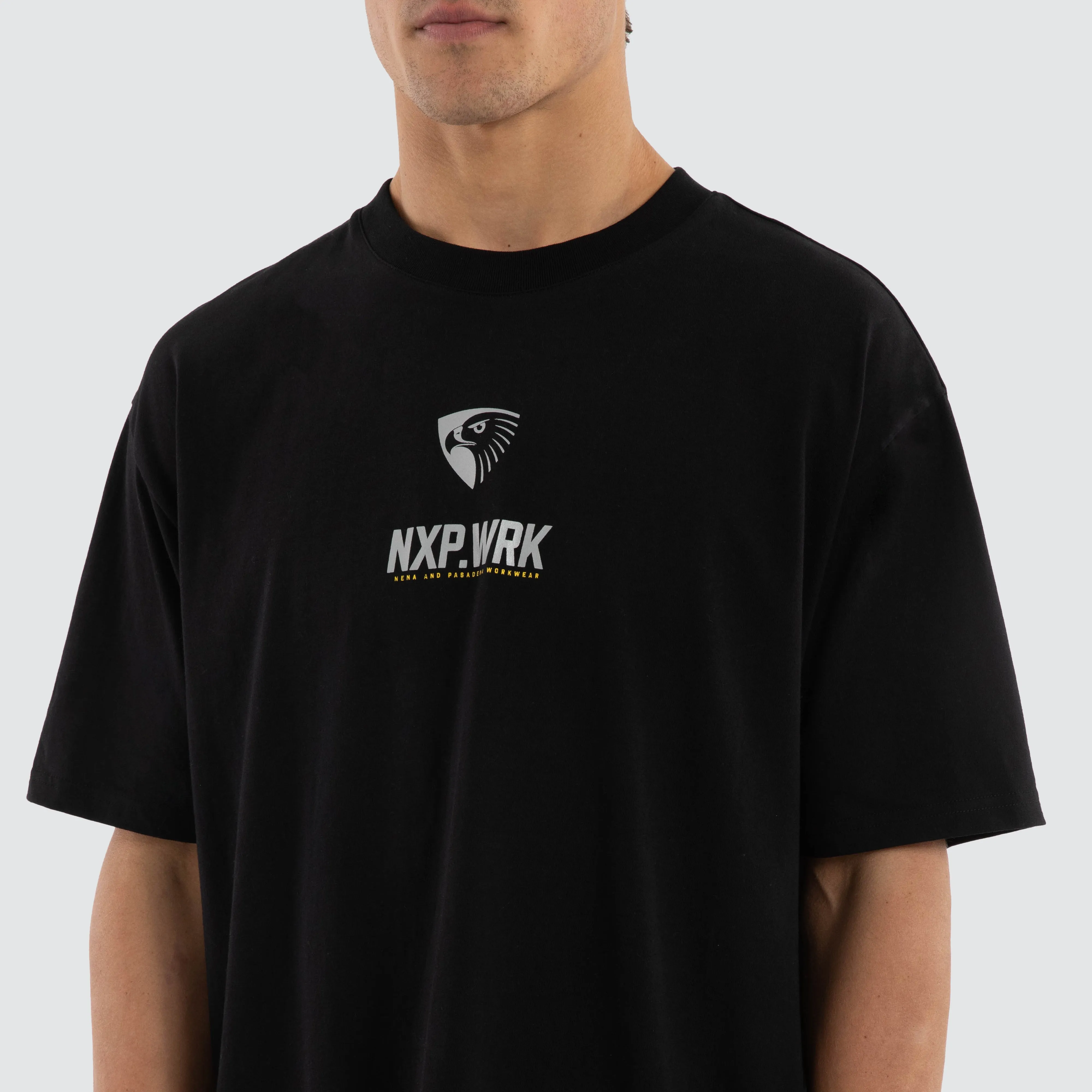 Hawthorn Hawks Union Tee Jet Black sold by Nena and Pasadena product image thumbnail 4