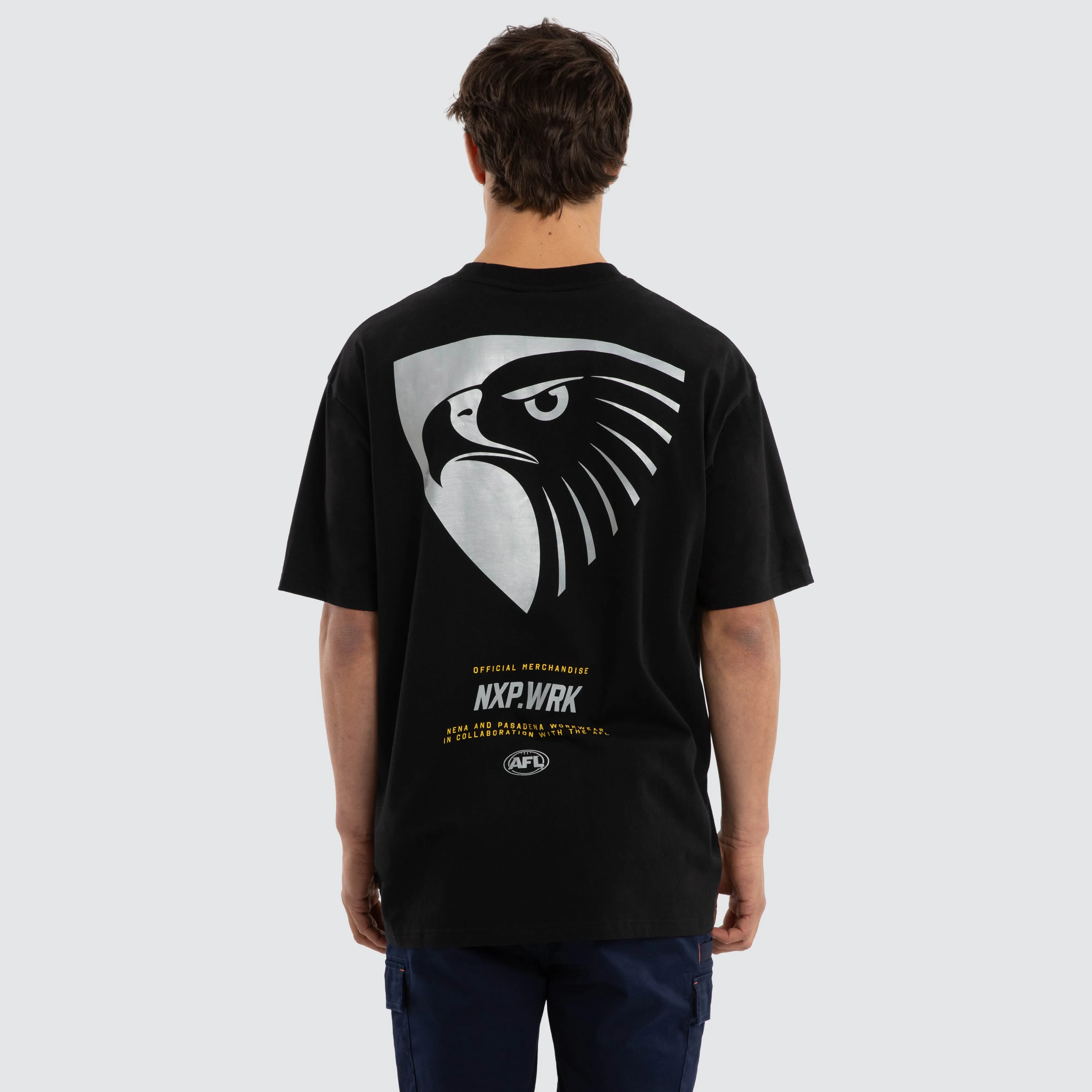 Hawthorn Hawks Union Tee Jet Black sold by Nena and Pasadena product image thumbnail 2