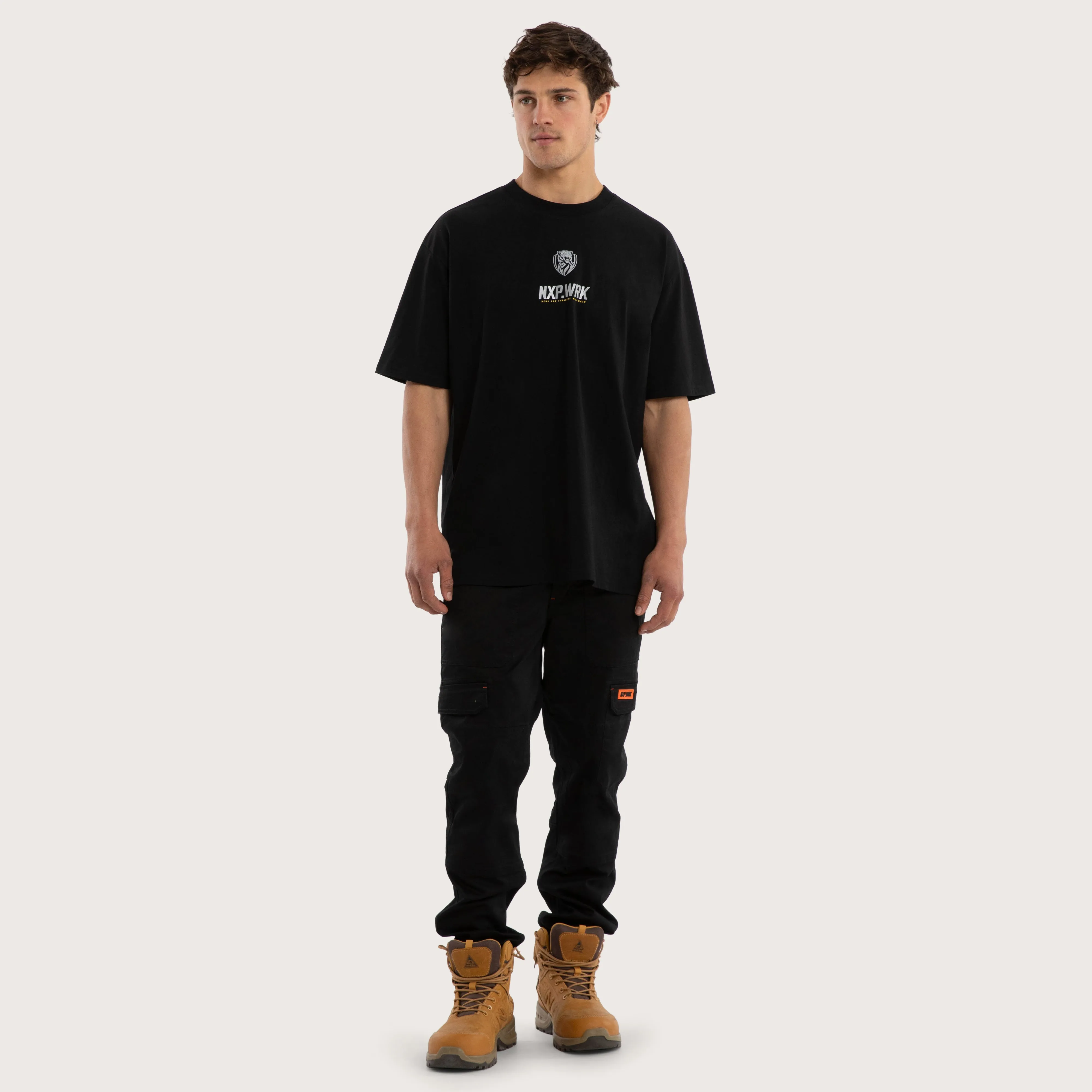 Richmond Tigers Union Tee Jet Black sold by Nena and Pasadena product image thumbnail 3