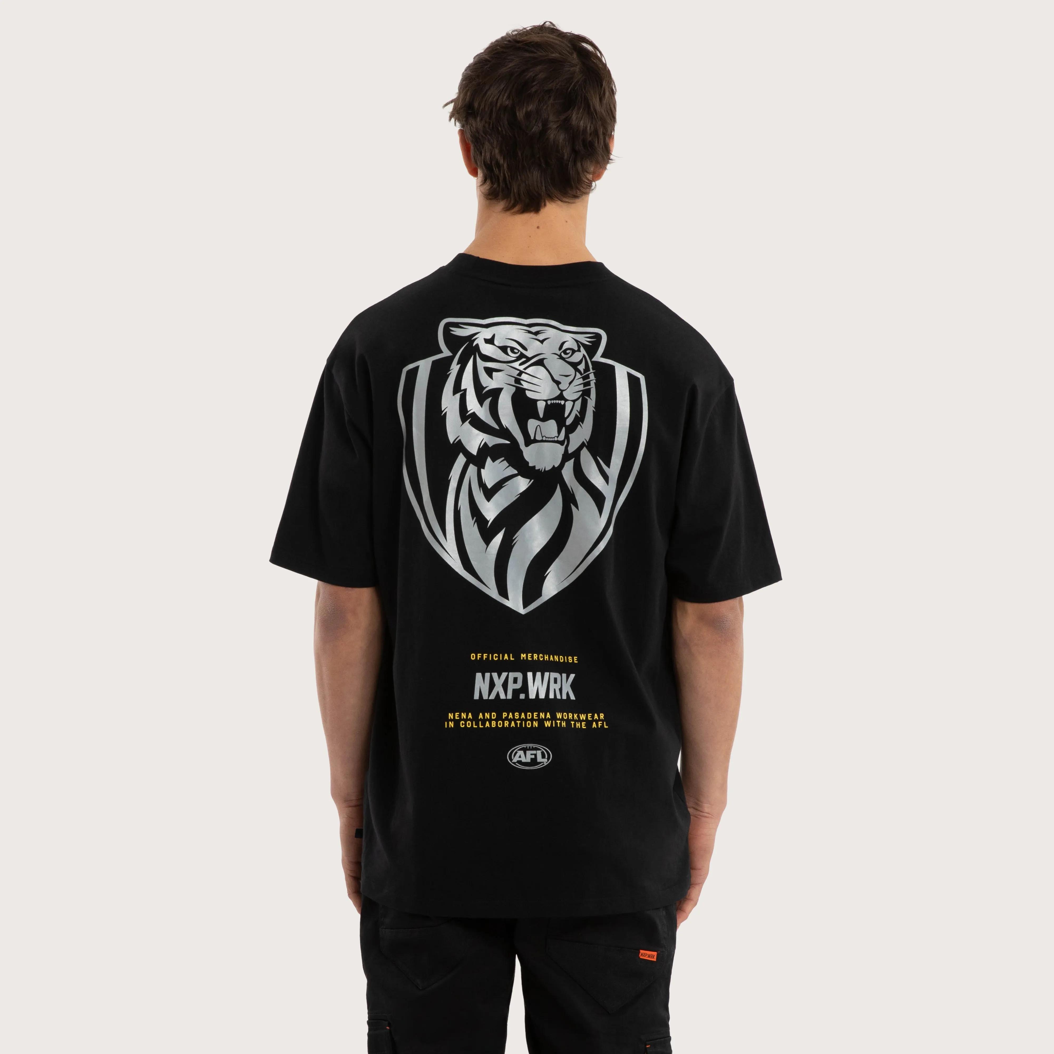 Richmond Tigers Union Tee Jet Black sold by Nena and Pasadena product image thumbnail 2