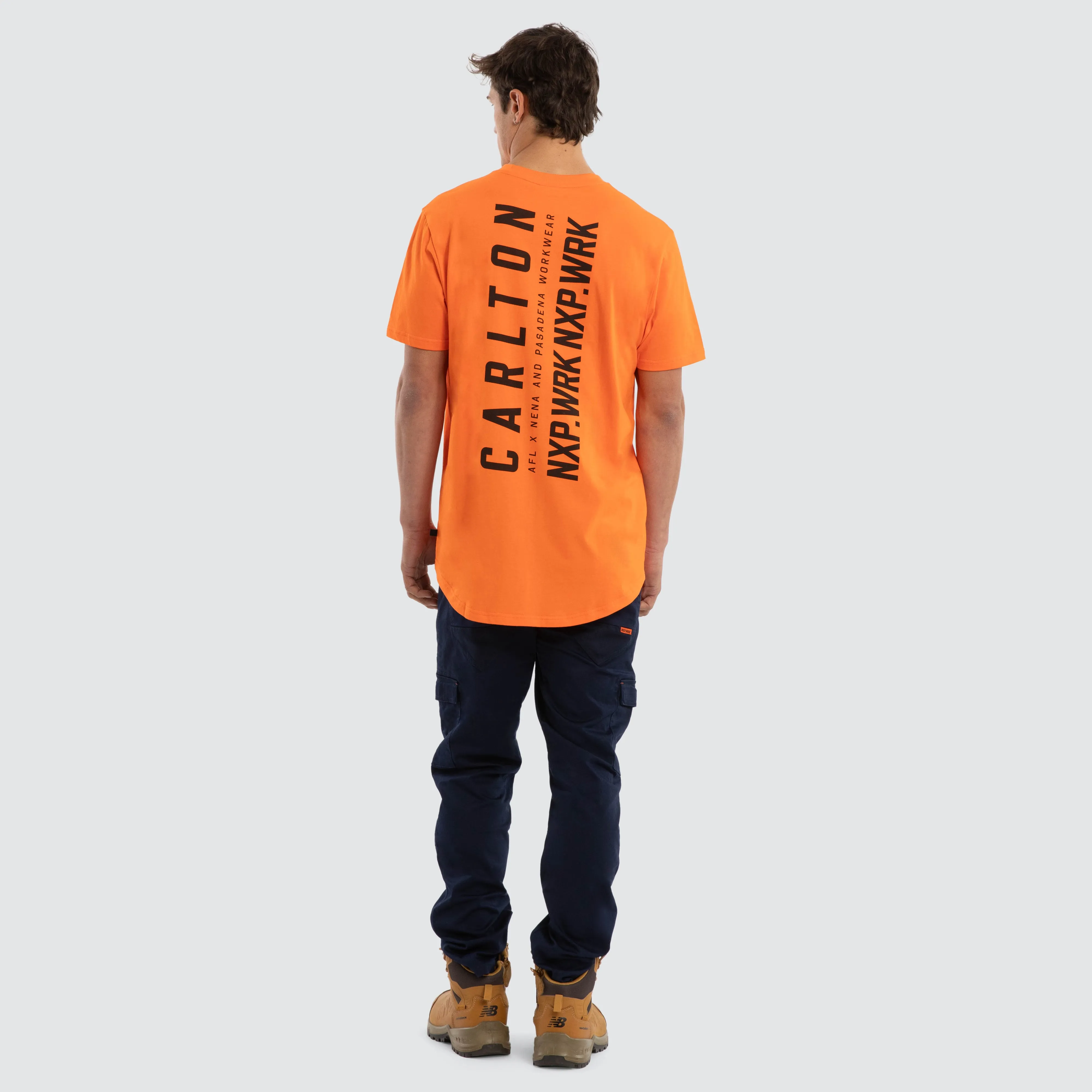 Carlton Blues Ethic Tee Work Orange sold by Nena and Pasadena product image thumbnail 5