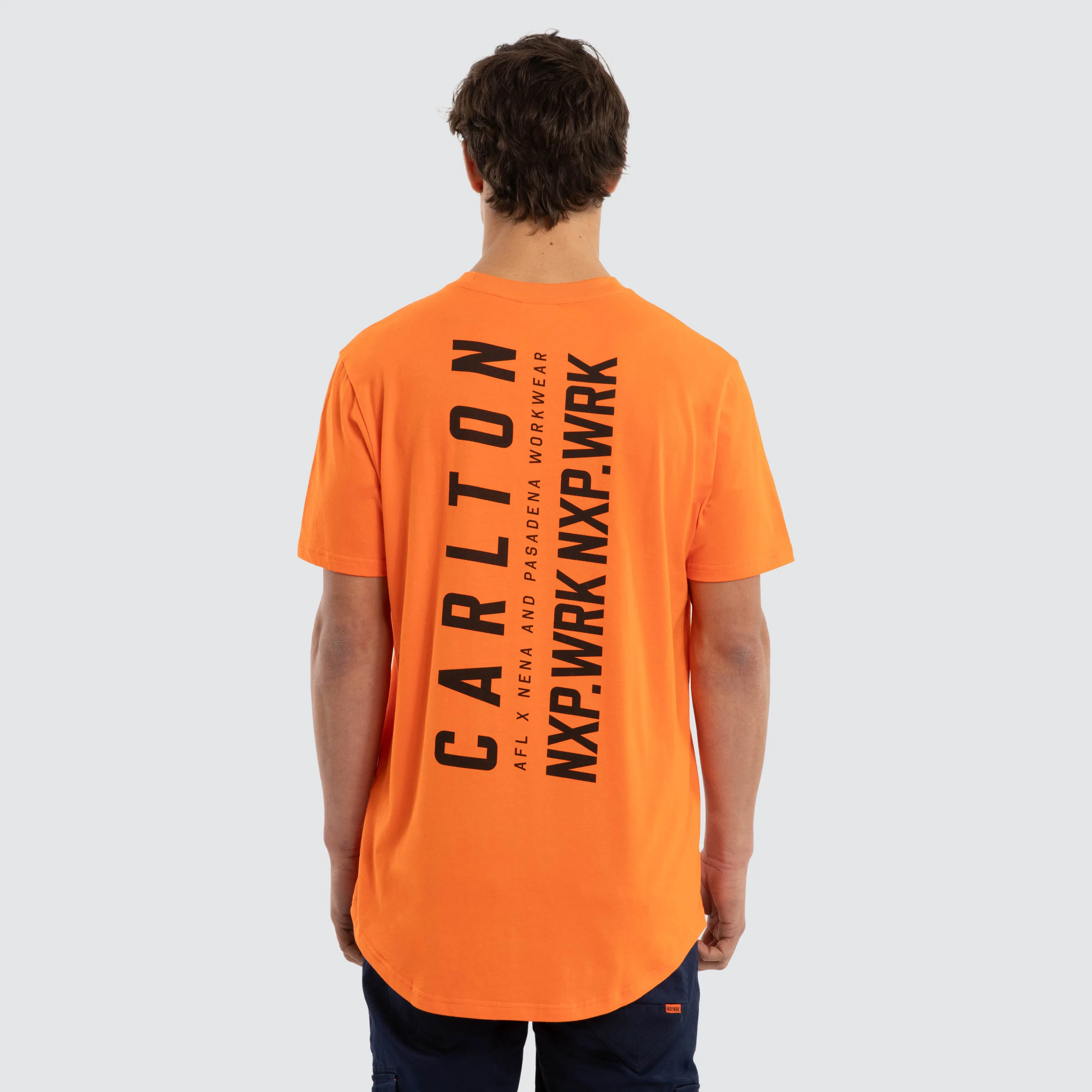 Carlton Blues Ethic Tee Work Orange sold by Nena and Pasadena product image thumbnail 2