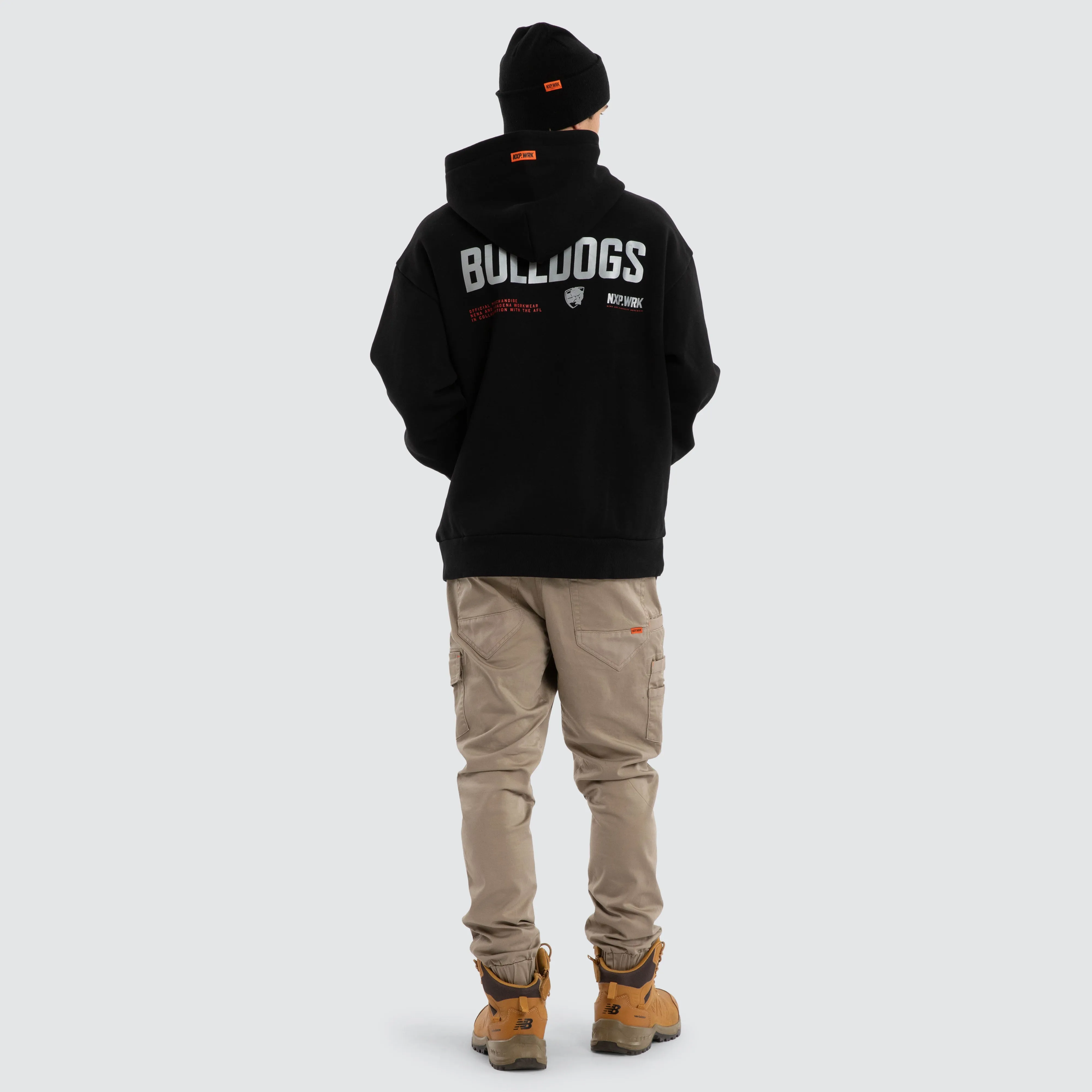 Western Bulldogs Subject Hoodie Jet Black sold by Nena and Pasadena product image thumbnail 5