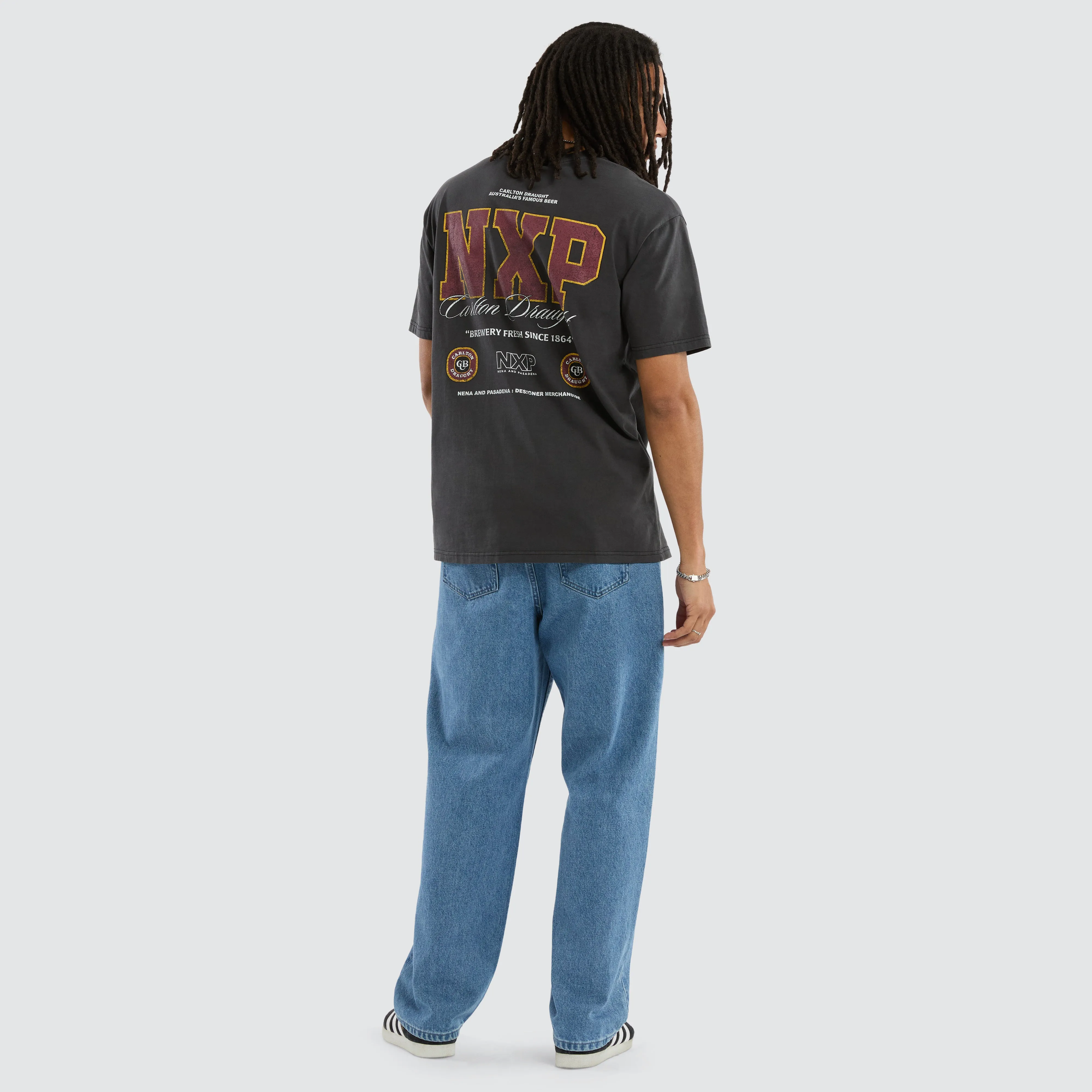 Carlton Draught Revival Box Fit Tee Pigment Black sold by Nena and Pasadena product image thumbnail 5