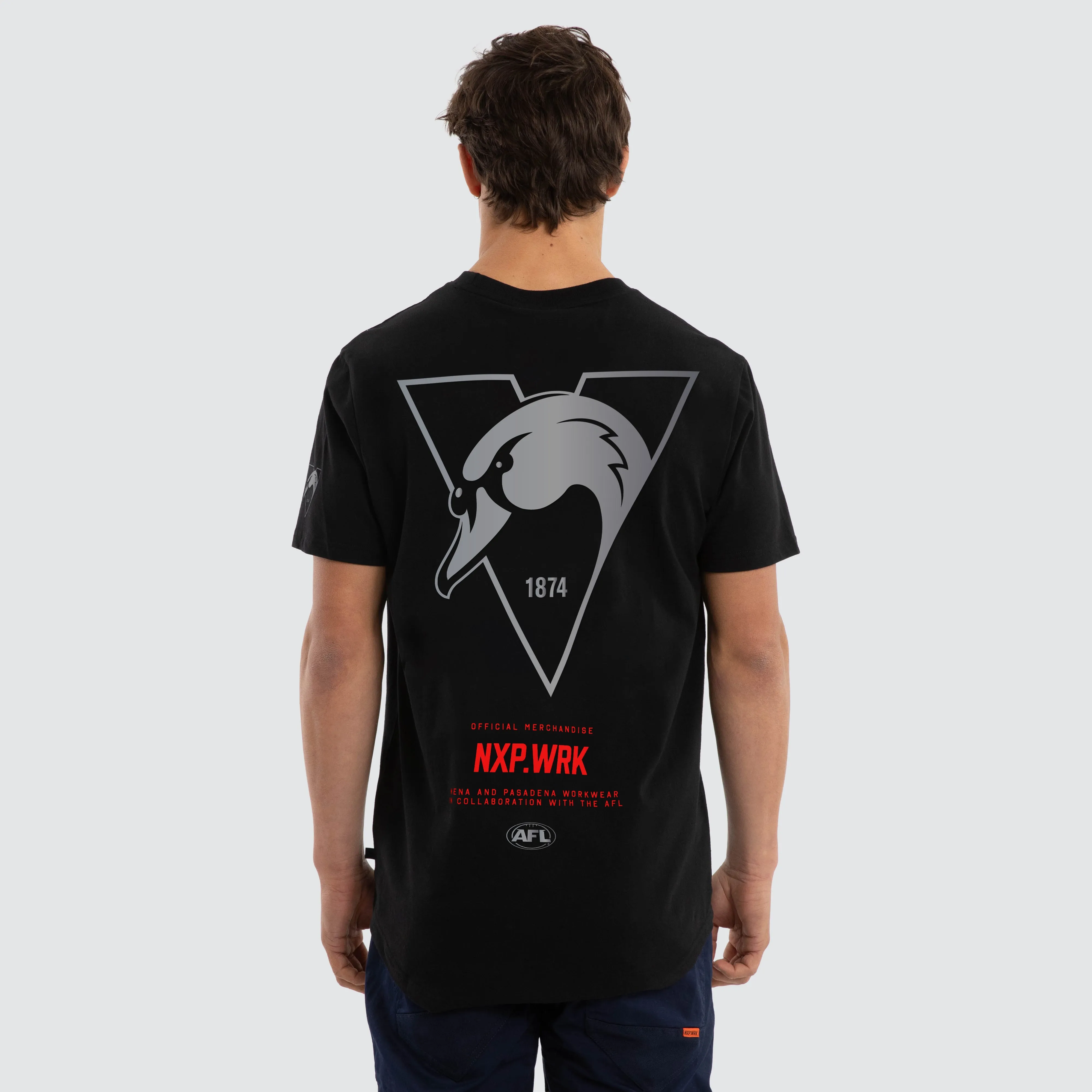 Sydney Swans Legal Tee Jet Black sold by Nena and Pasadena product image thumbnail 2