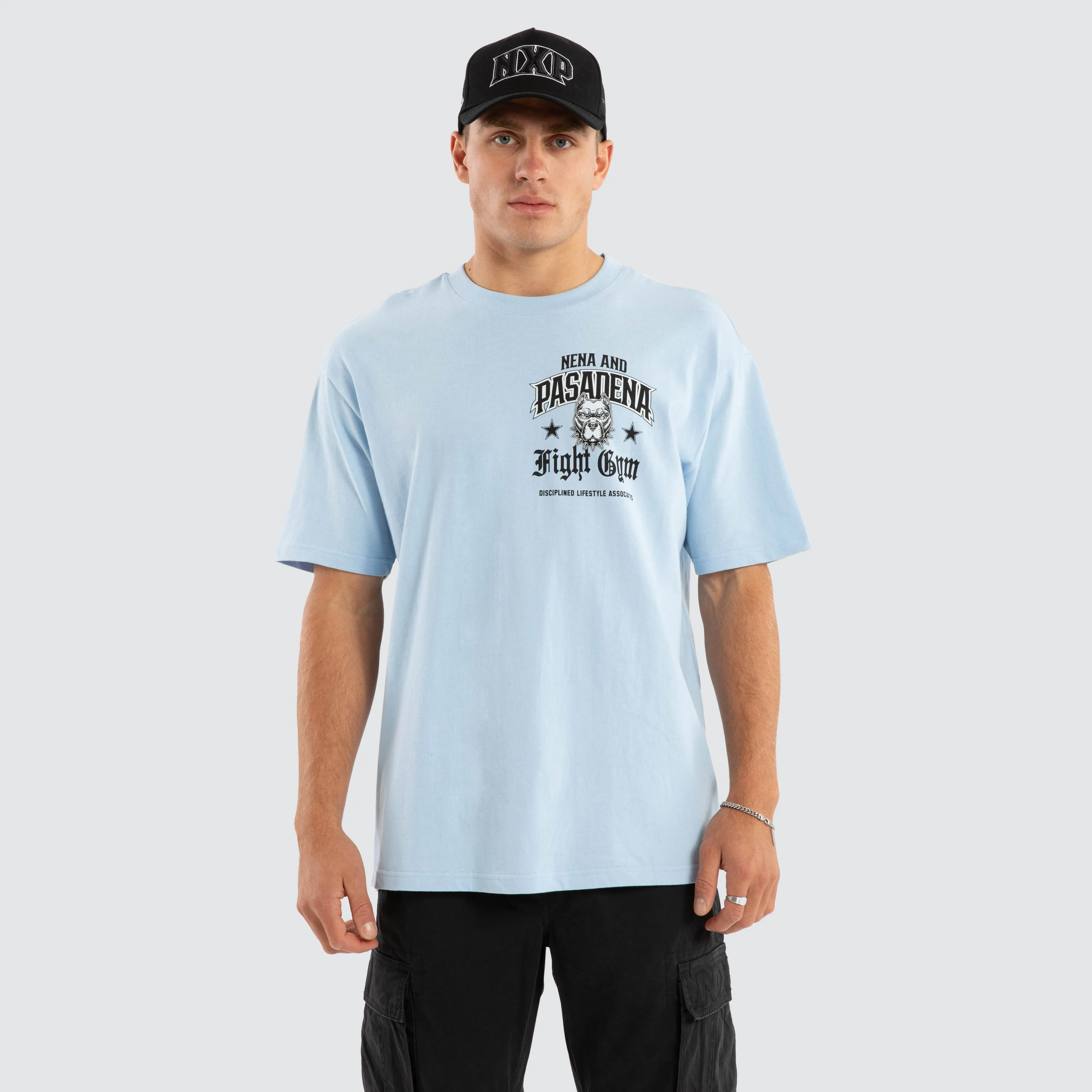 Junk Yard Raptor Tee Blue Bell sold by Nena and Pasadena product image thumbnail 2