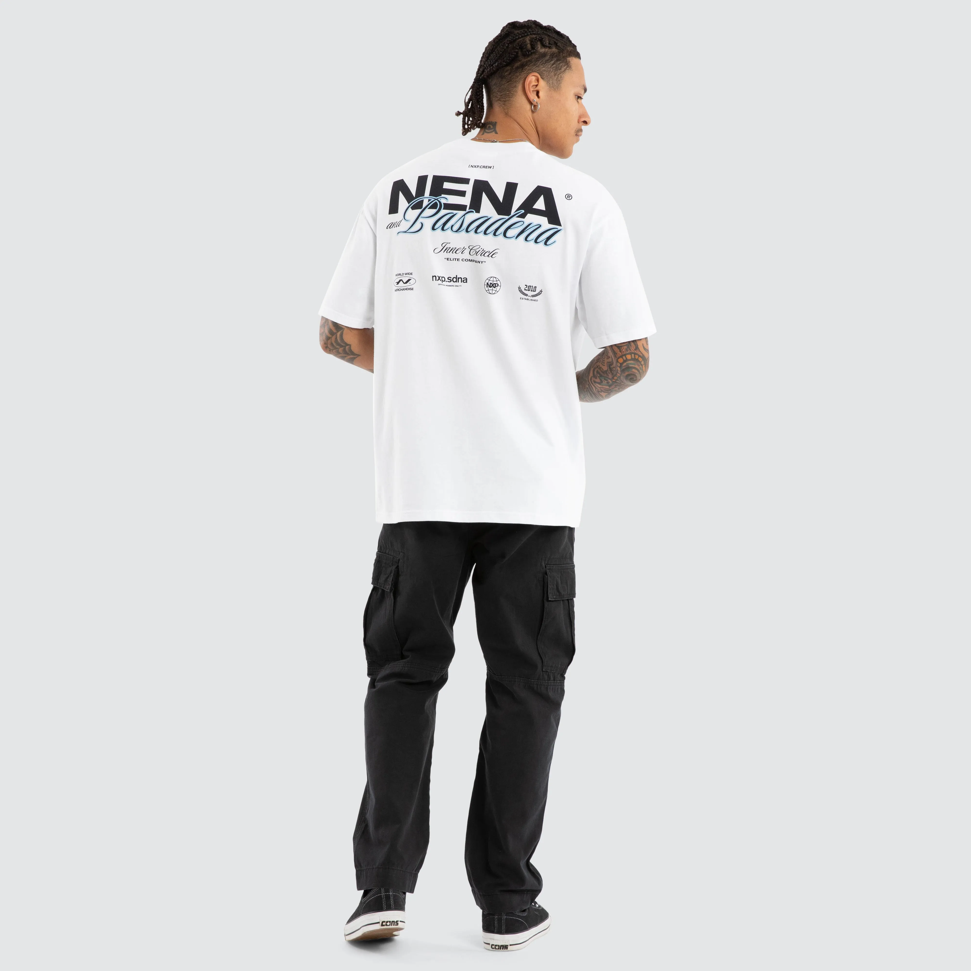 Demand Box Fit Tee White sold by Nena and Pasadena product image thumbnail 4