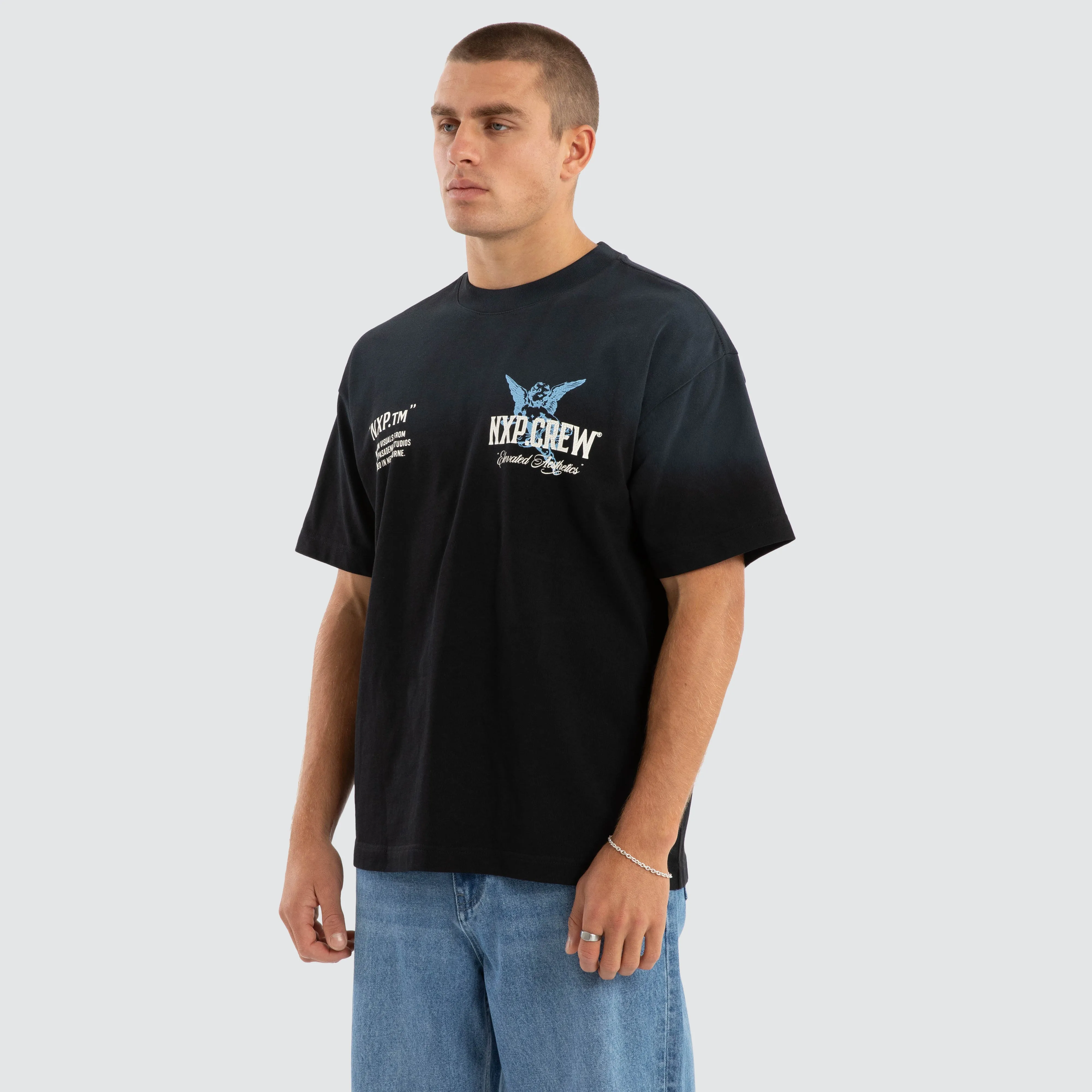 Glimpse Raptor Tee Sunbleached Anthracite sold by Nena and Pasadena product image thumbnail 3