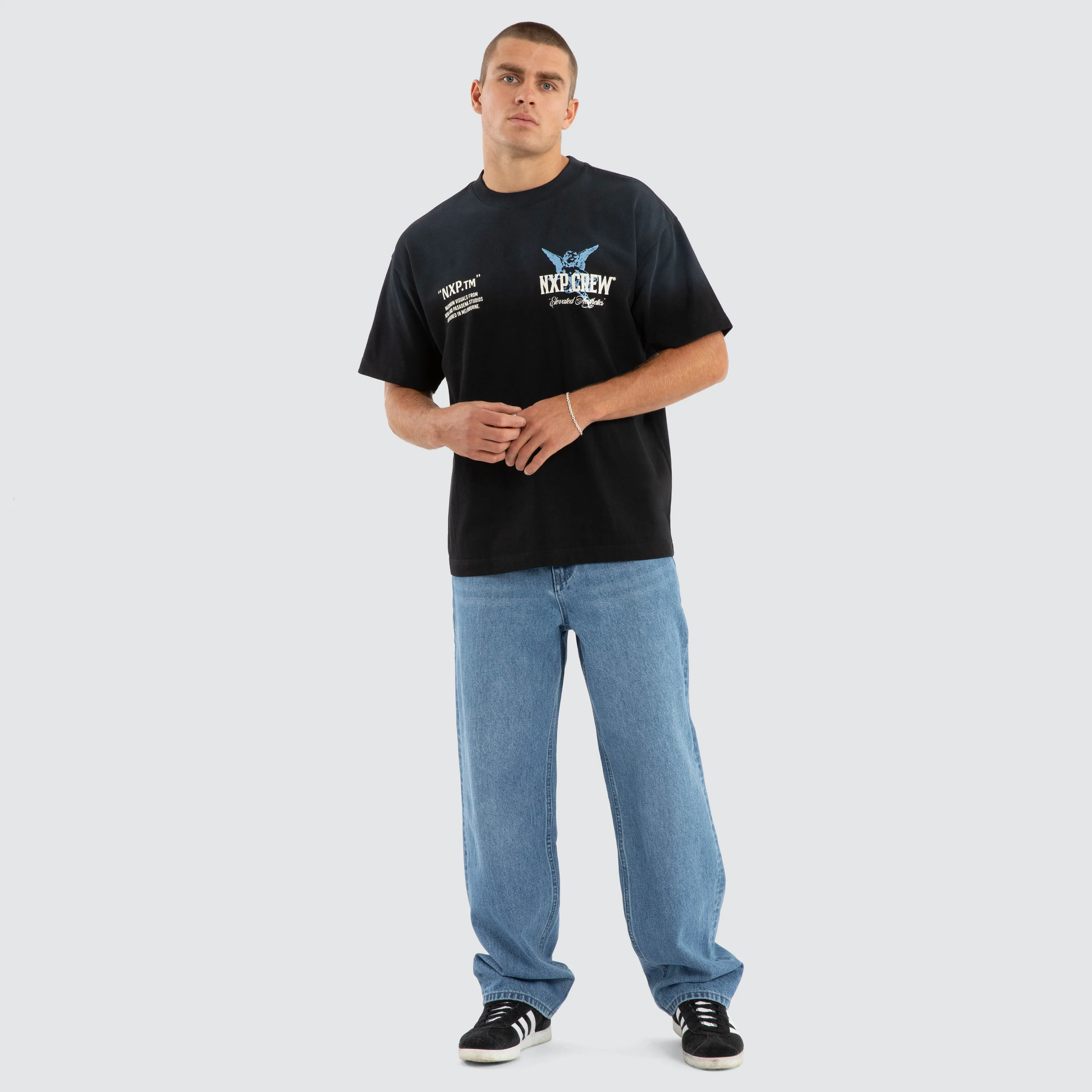 Glimpse Raptor Tee Sunbleached Anthracite sold by Nena and Pasadena product image thumbnail 5