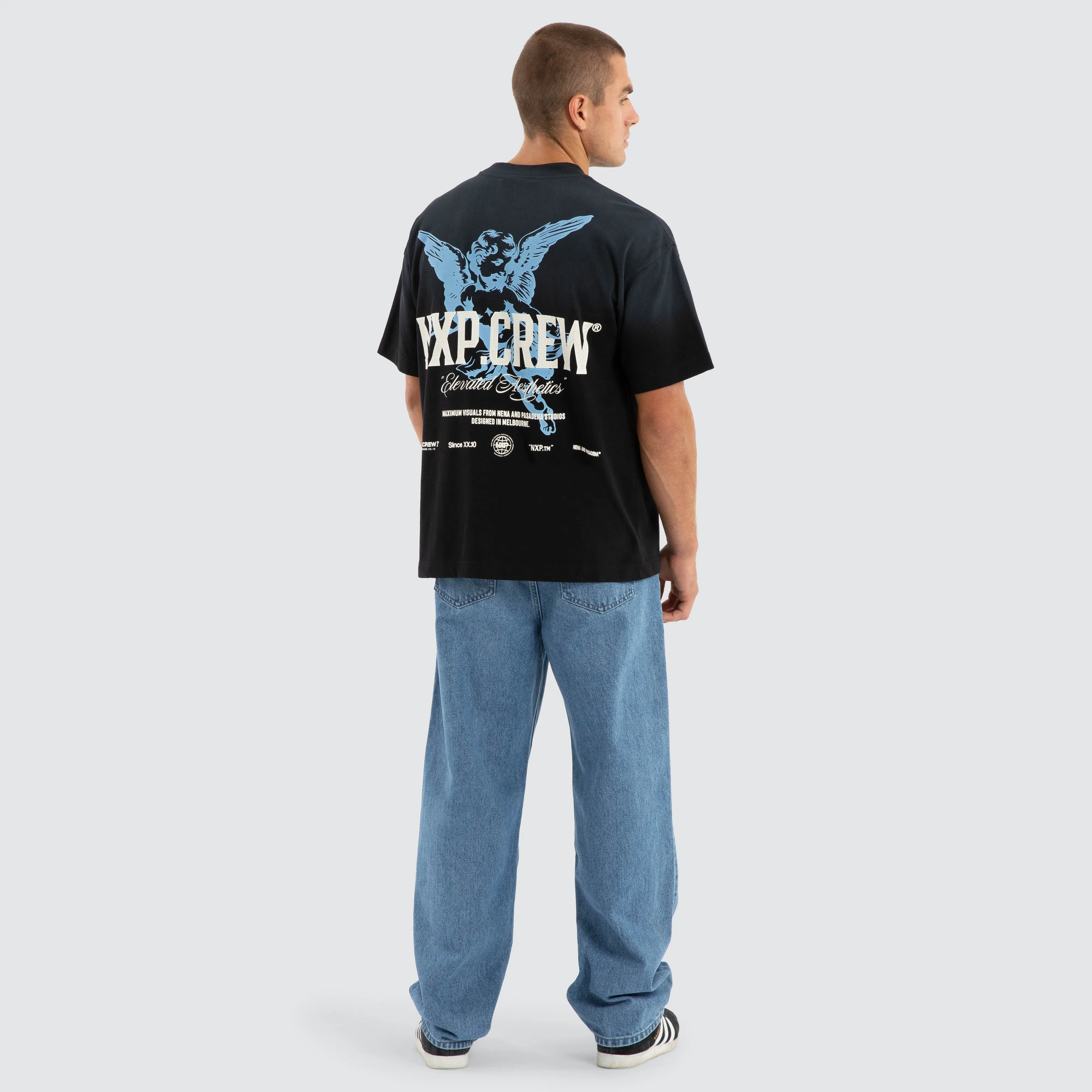 Glimpse Raptor Tee Sunbleached Anthracite sold by Nena and Pasadena product image thumbnail 4