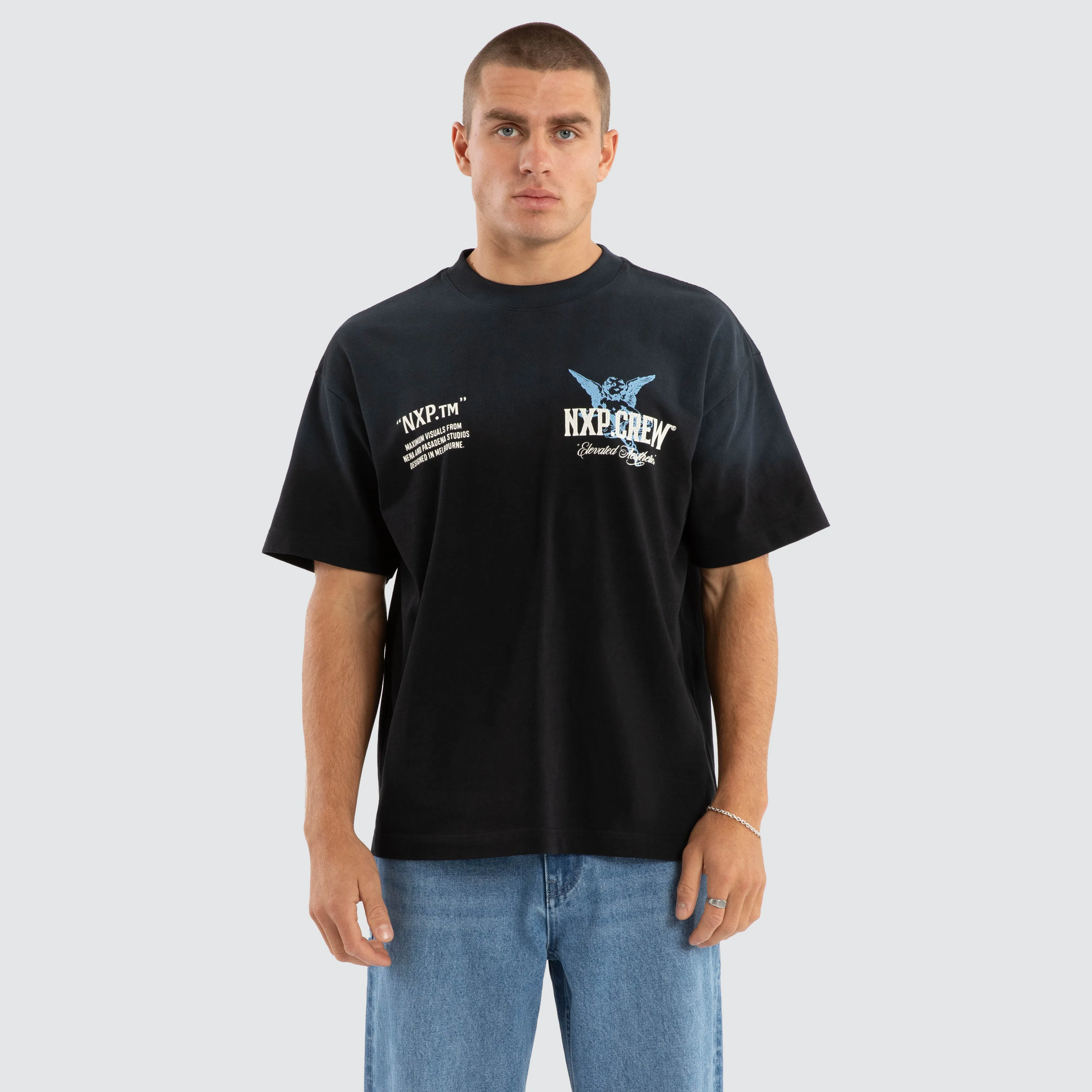 Glimpse Raptor Tee Sunbleached Anthracite sold by Nena and Pasadena product image thumbnail 2