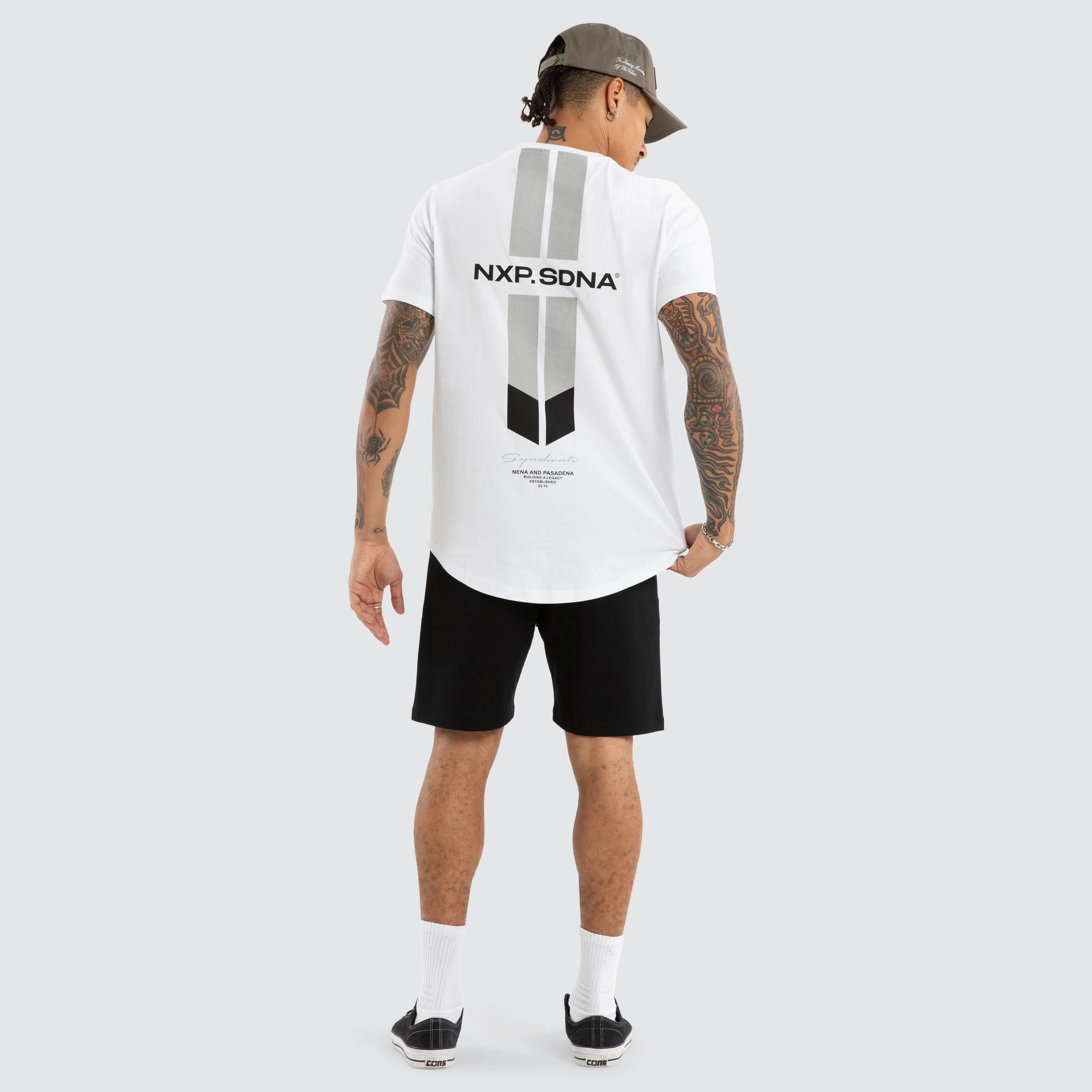 Origin Dual Curved Tee White sold by Nena and Pasadena product image thumbnail 4