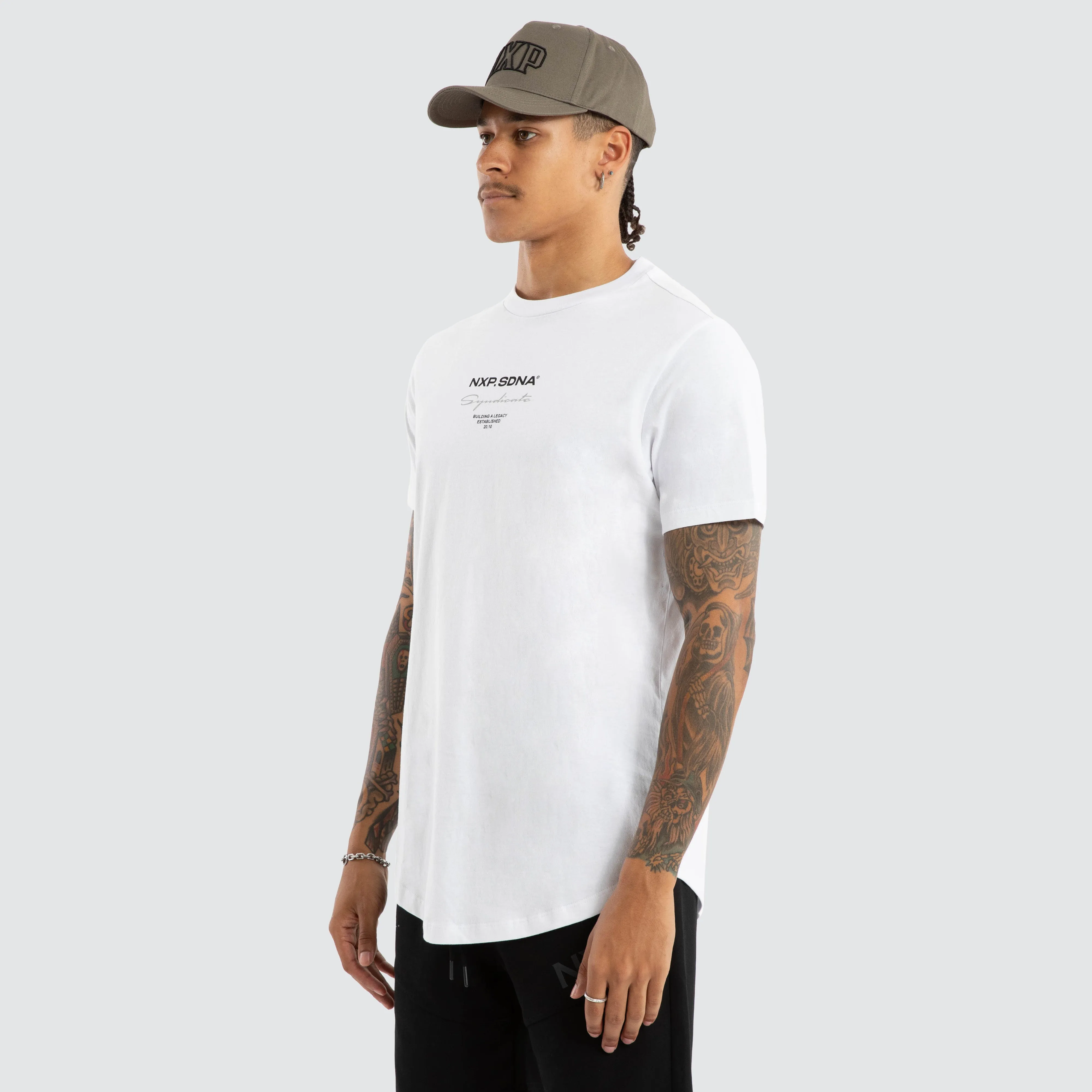 Origin Dual Curved Tee White sold by Nena and Pasadena product image thumbnail 3