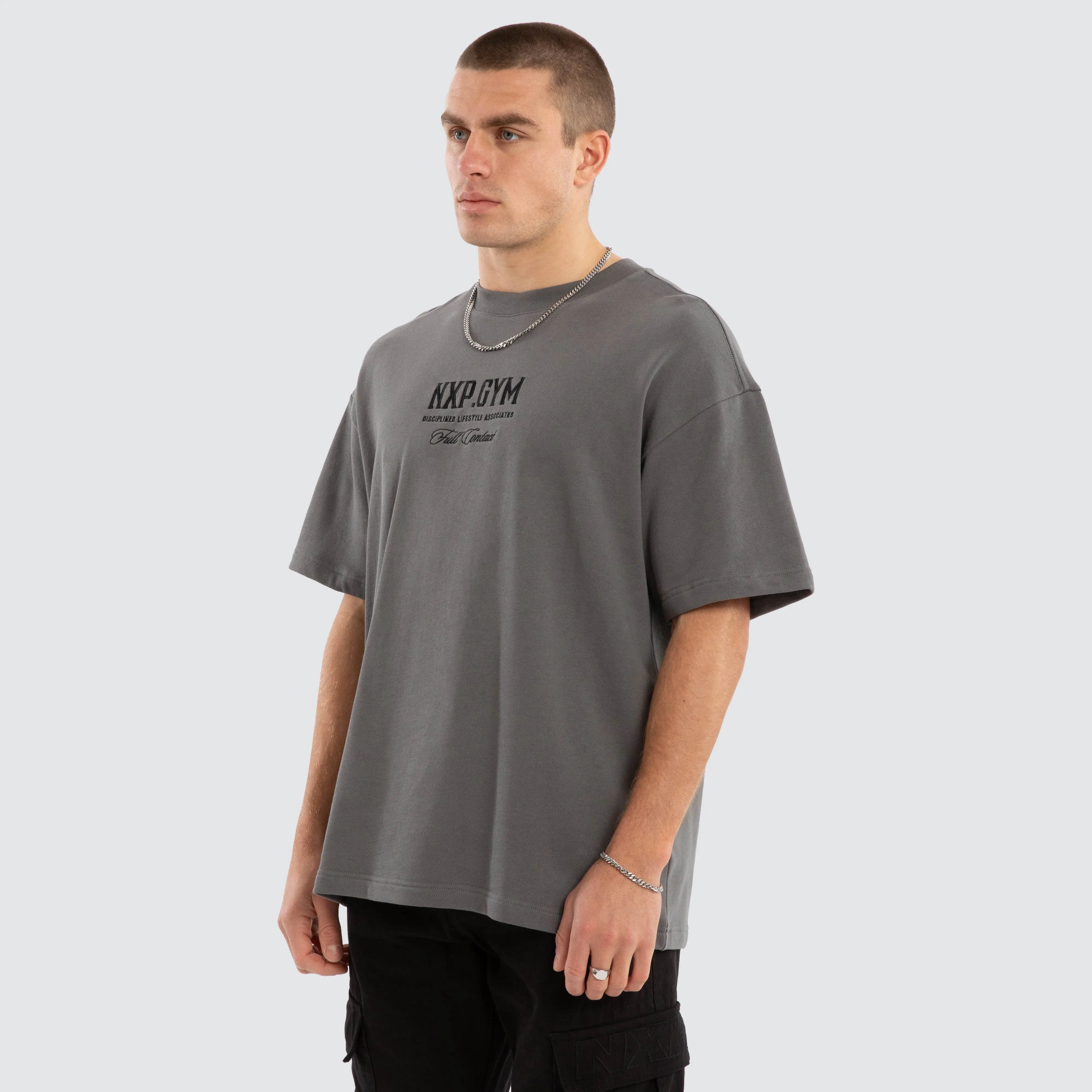 Mighty Loopback Raptor Tee Charcoal sold by Nena and Pasadena product image thumbnail 5