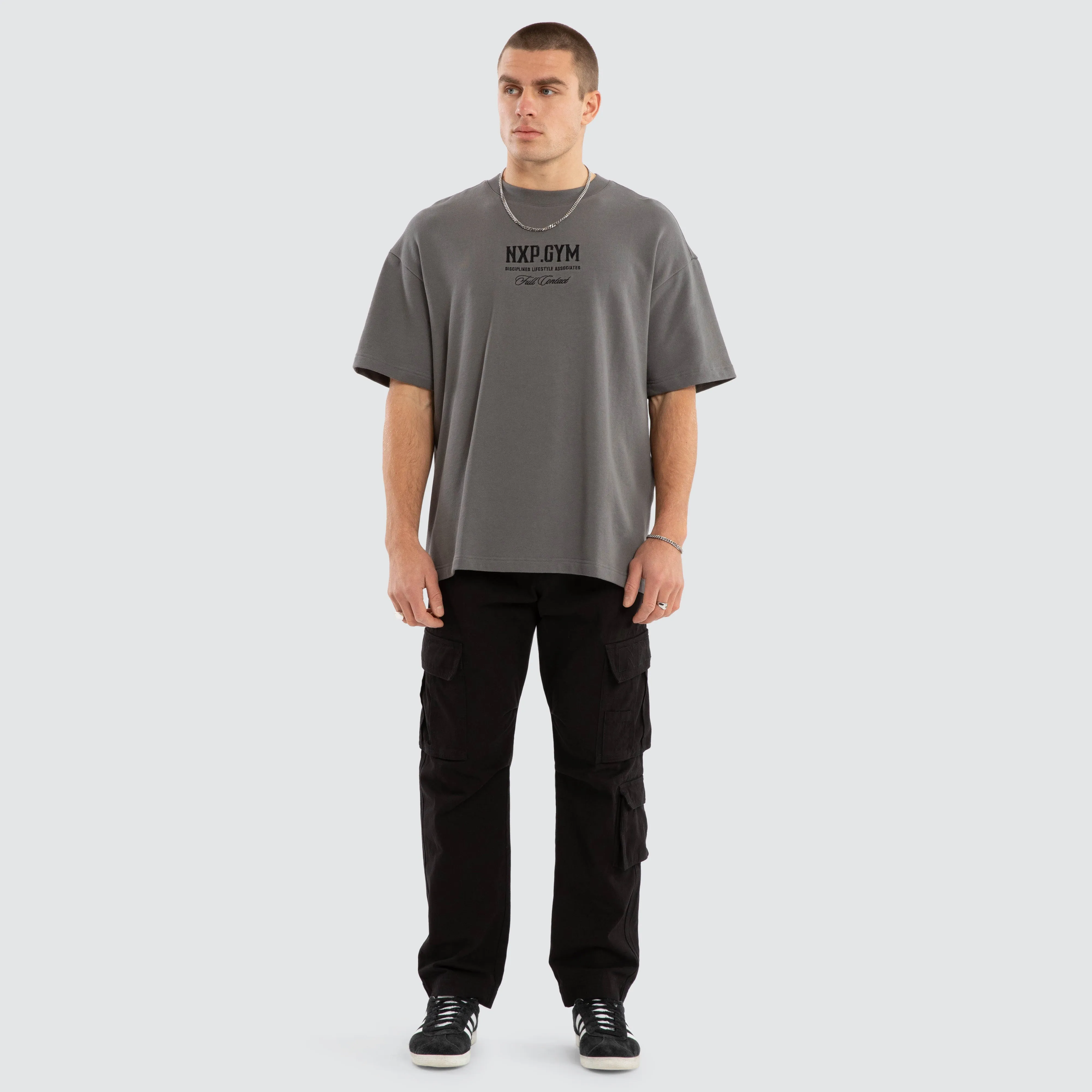 Mighty Loopback Raptor Tee Charcoal sold by Nena and Pasadena product image thumbnail 3