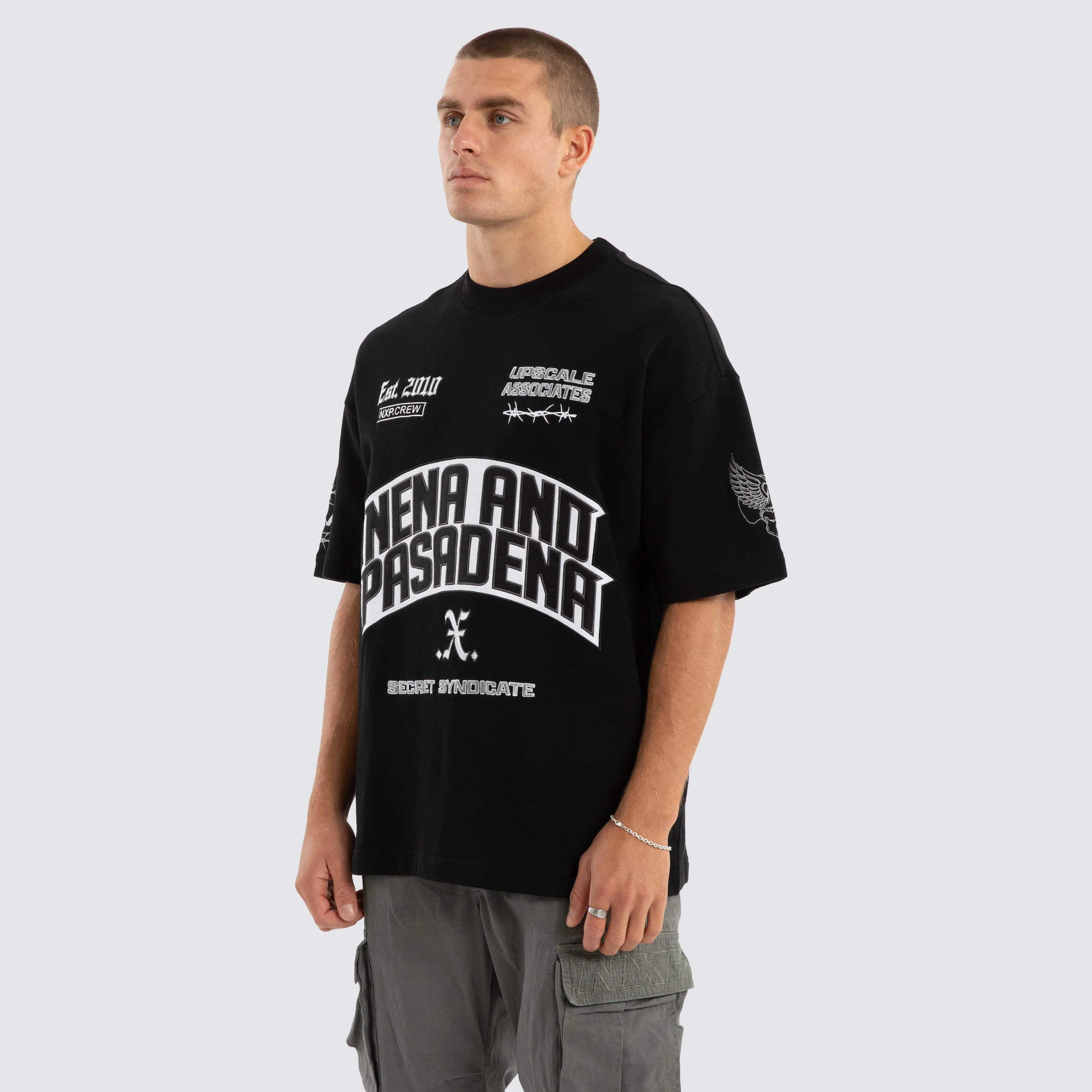 Pride Loopback Raptor Tee Jet Black sold by Nena and Pasadena product image thumbnail 3