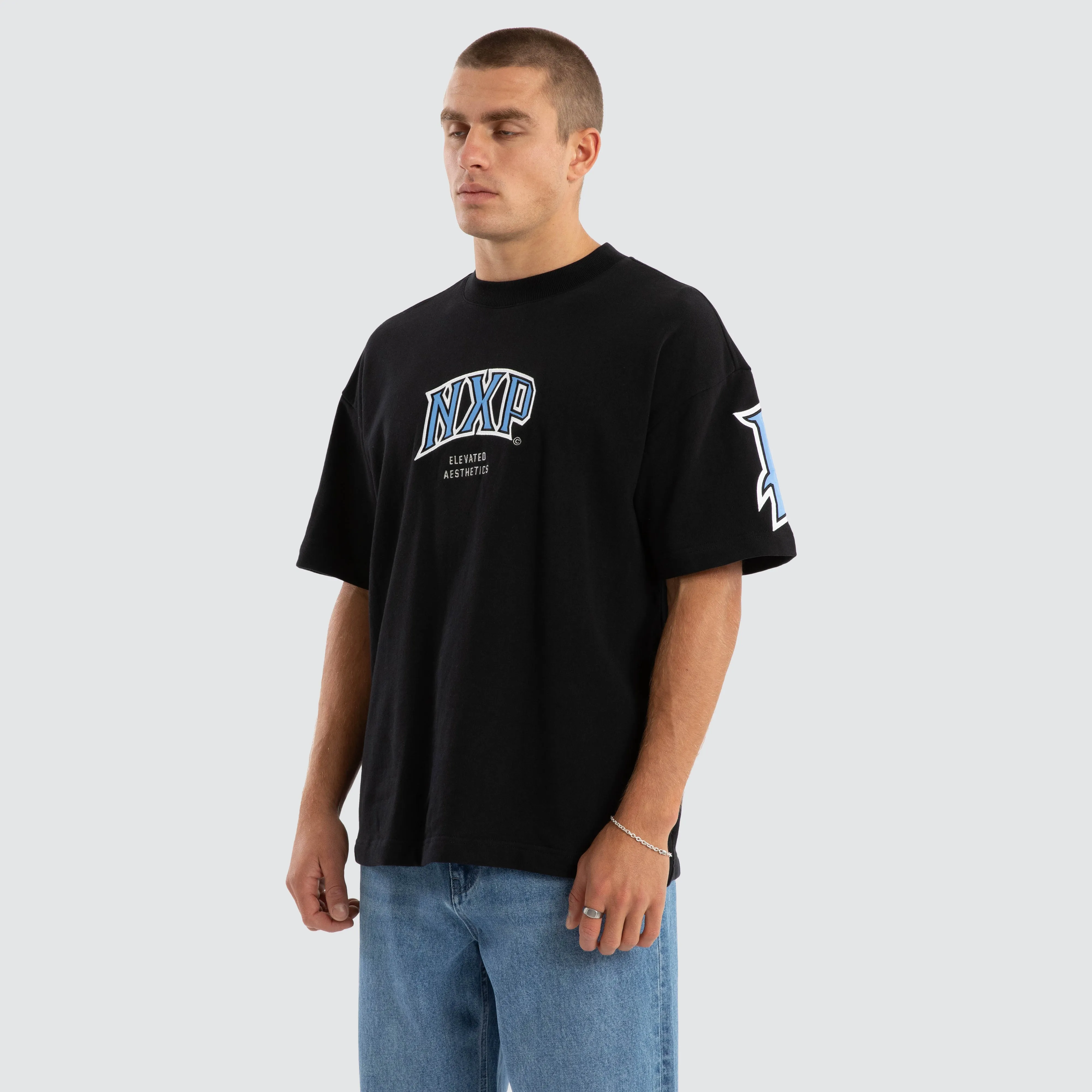 Factor Loopback Raptor Tee Anthracite Black sold by Nena and Pasadena product image thumbnail 3