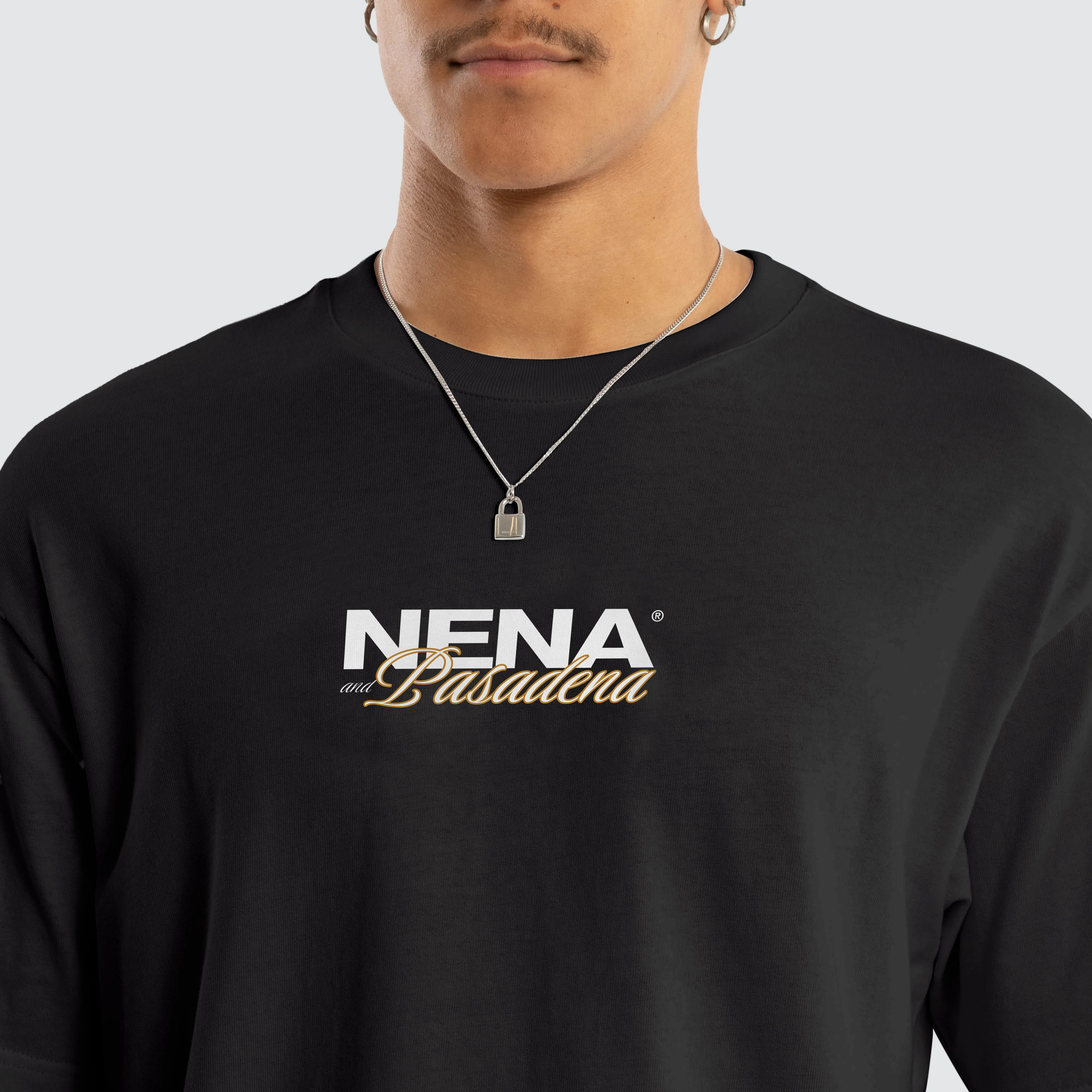 Demand Box Fit Tee Jet Black sold by Nena and Pasadena product image thumbnail 4