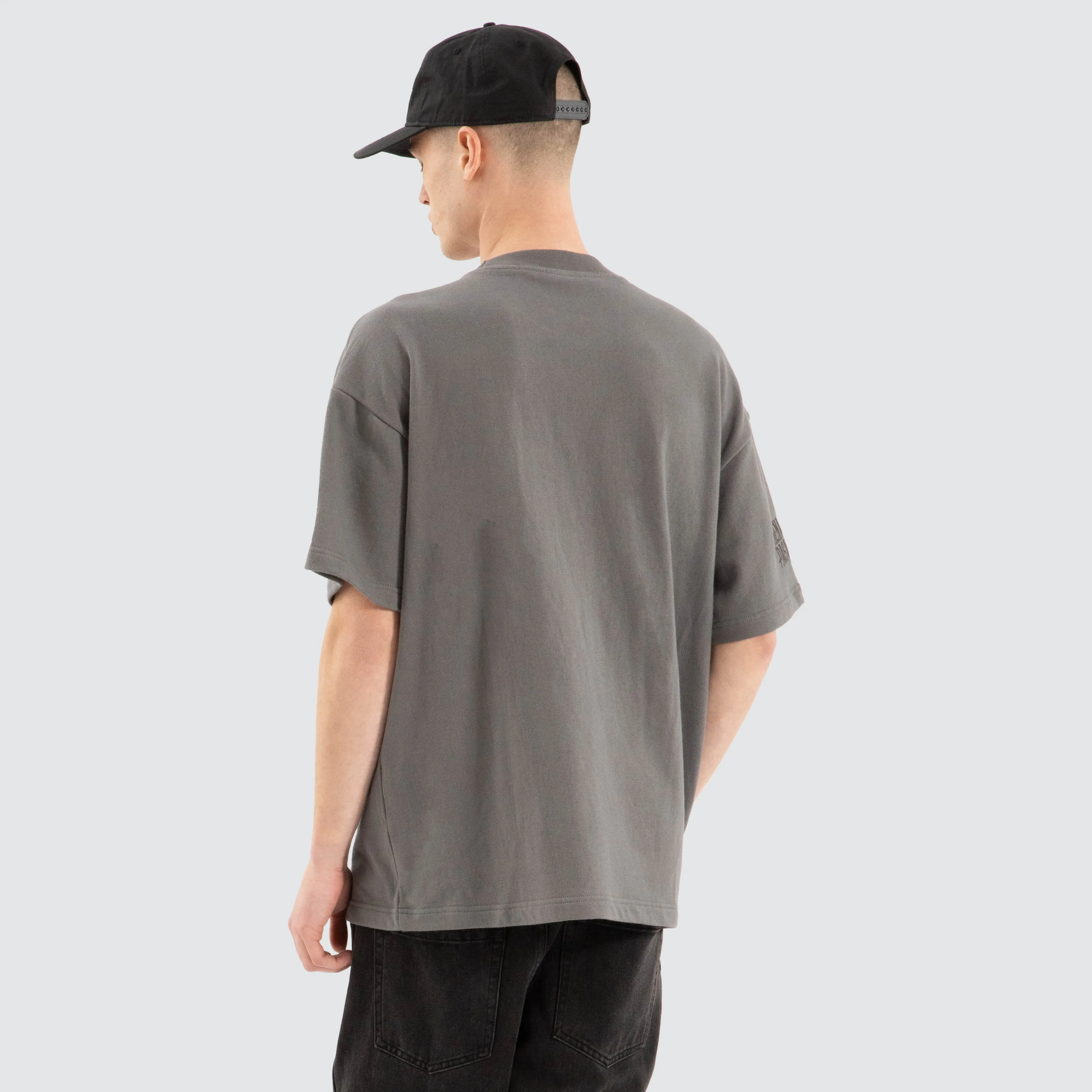 Gym Loopback Raptor Tee Charcoal sold by Nena and Pasadena product image thumbnail 4