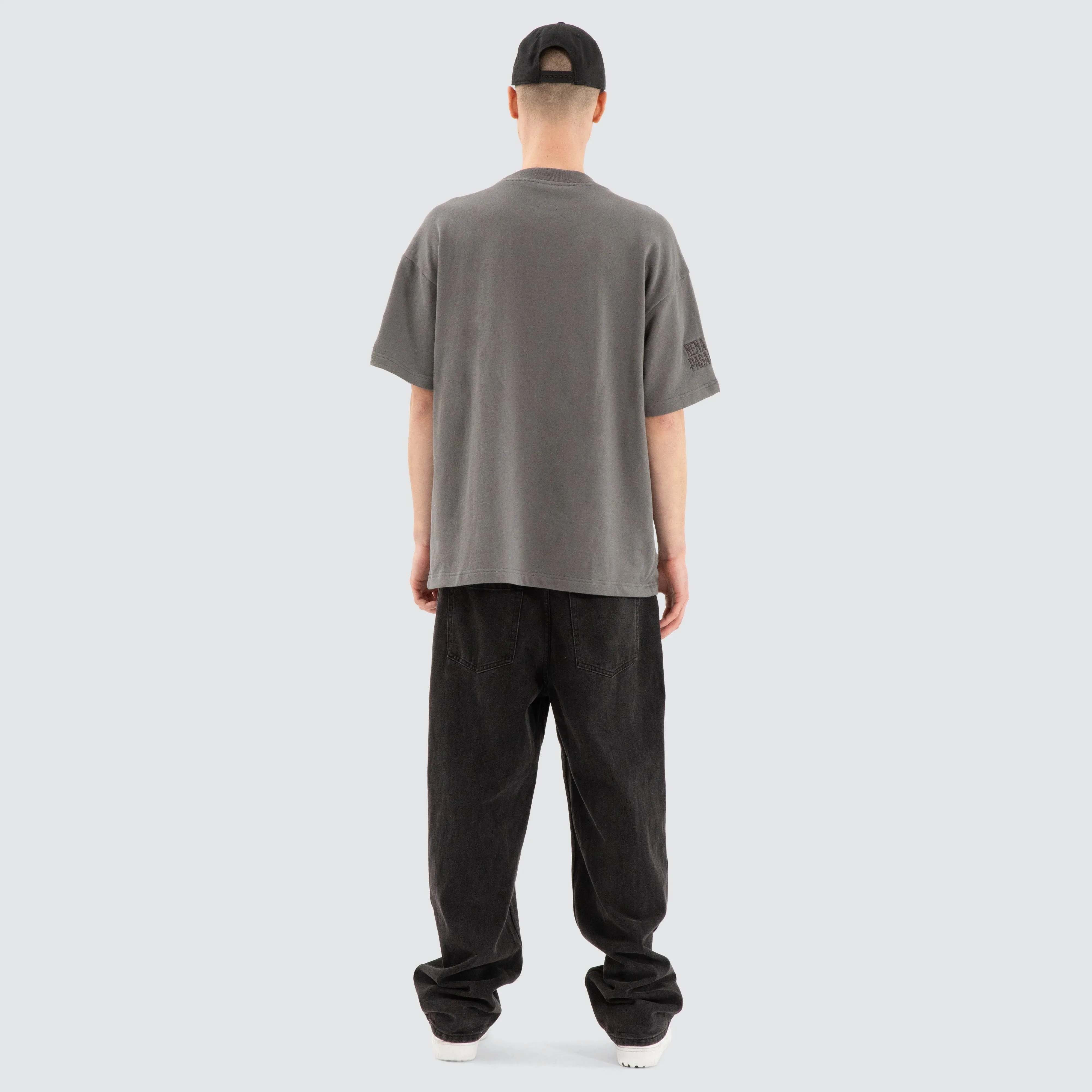 Gym Loopback Raptor Tee Charcoal sold by Nena and Pasadena product image thumbnail 3