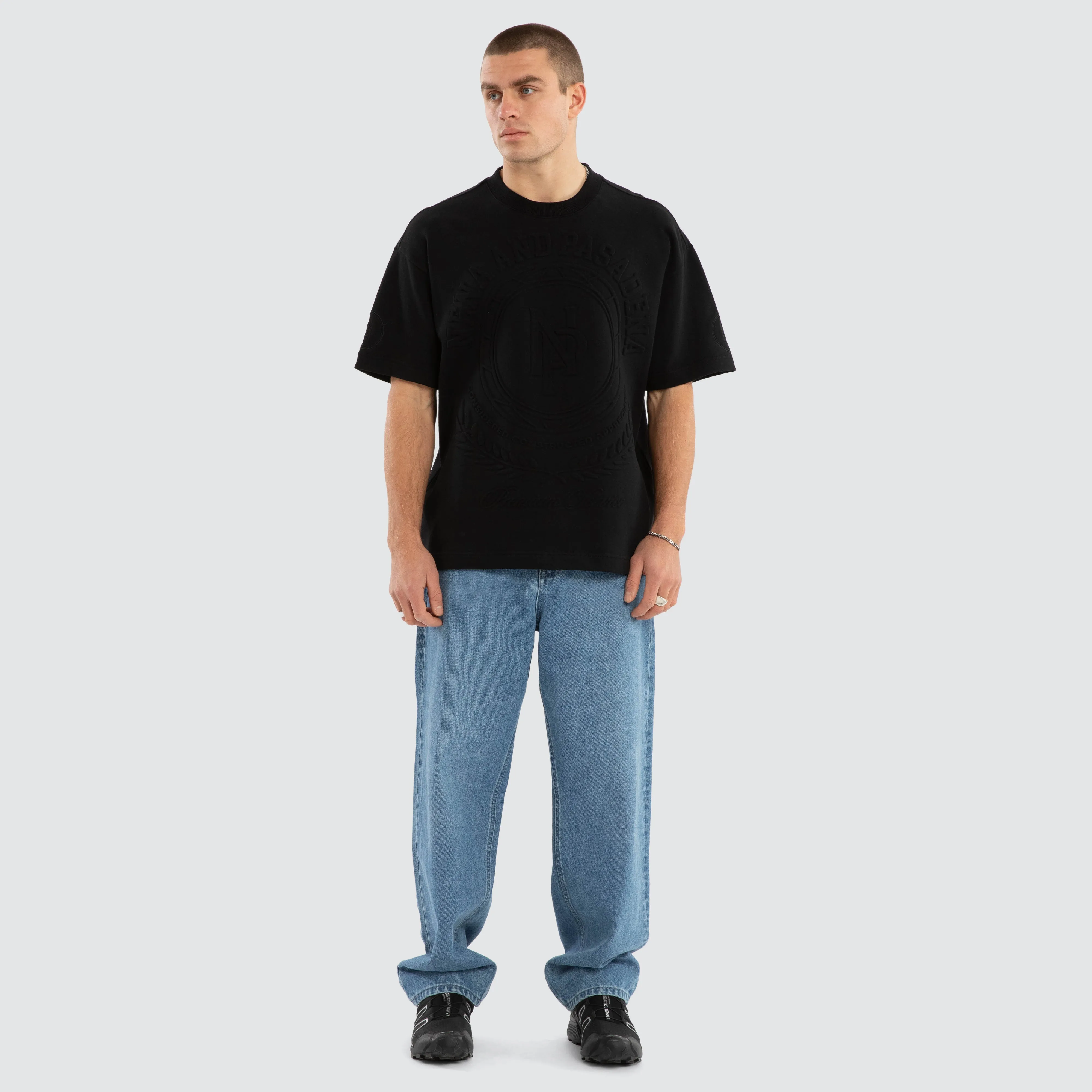 Boss Loopback Raptor Tee Jet Black sold by Nena and Pasadena product image thumbnail 5