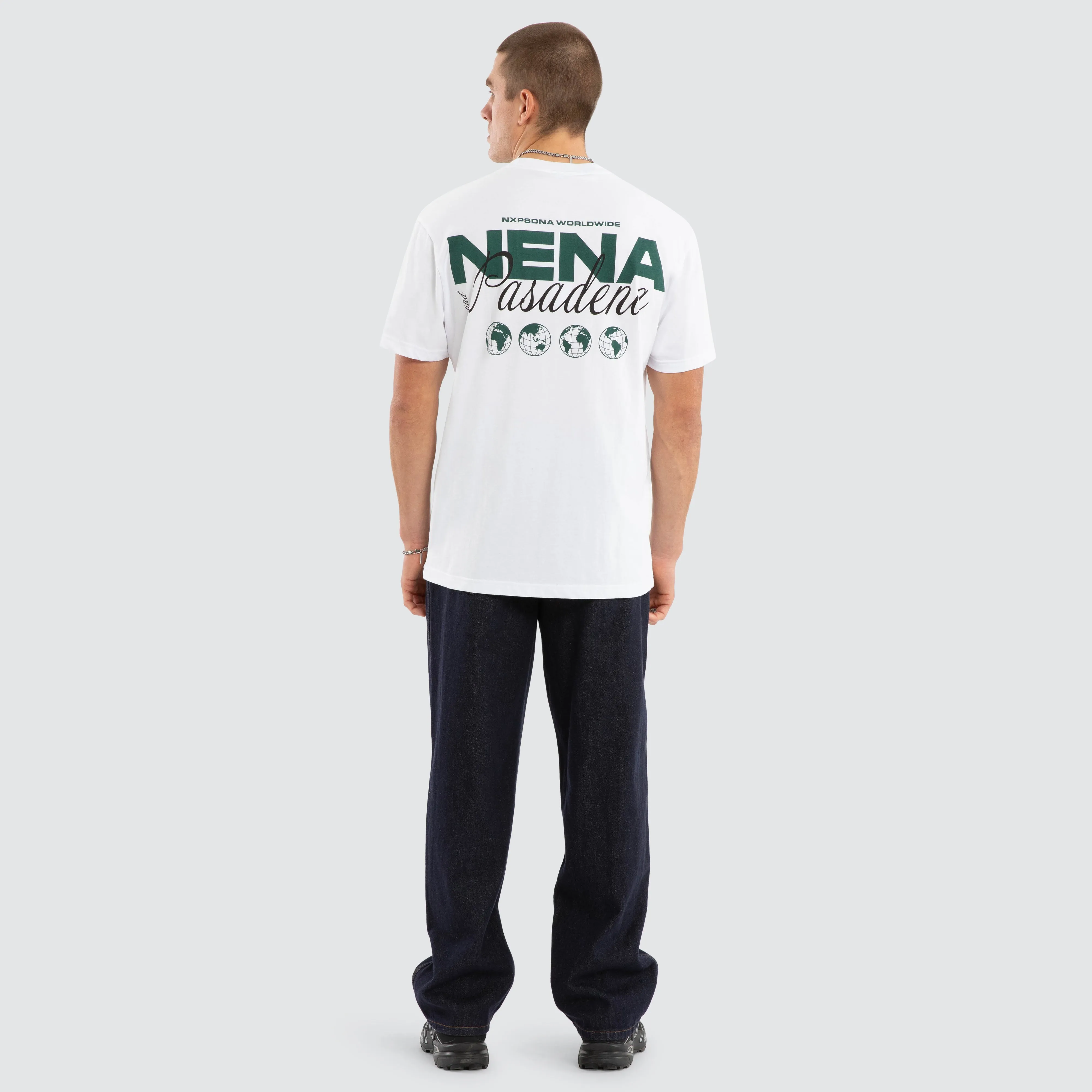 Weekend Relaxed Tee Optical White sold by Nena and Pasadena product image thumbnail 4