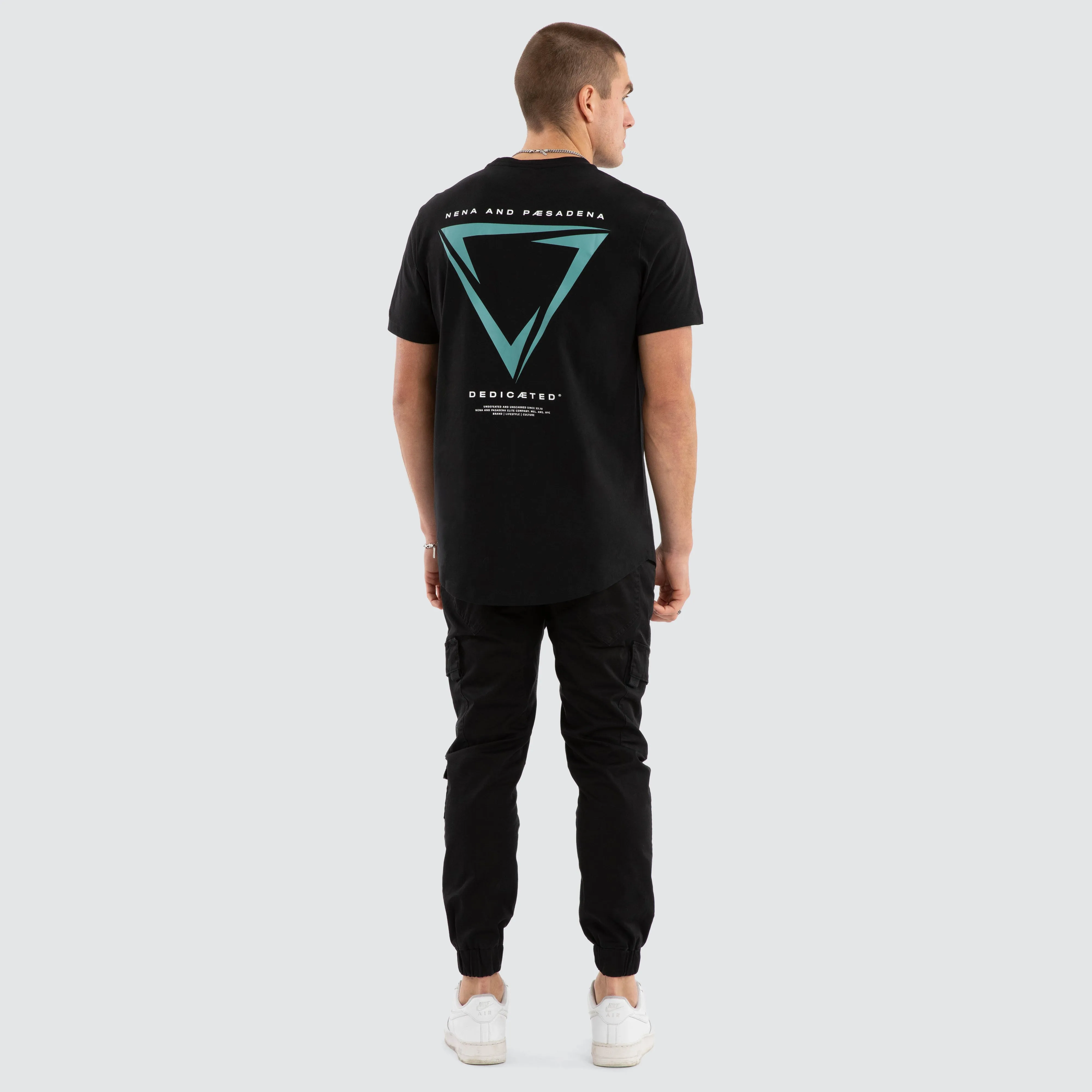 Inevitable Dual Curved Tee Jet Black sold by Nena and Pasadena product image thumbnail 4