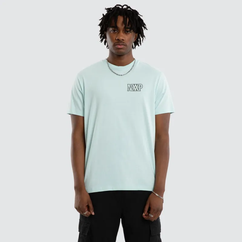 Sprawling Standard Tee Pastel Blue sold by Nena and Pasadena