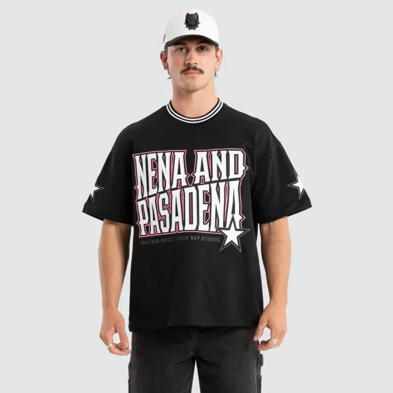 Destined Loopback Raptor Tee Anthracite Black sold by Nena and Pasadena