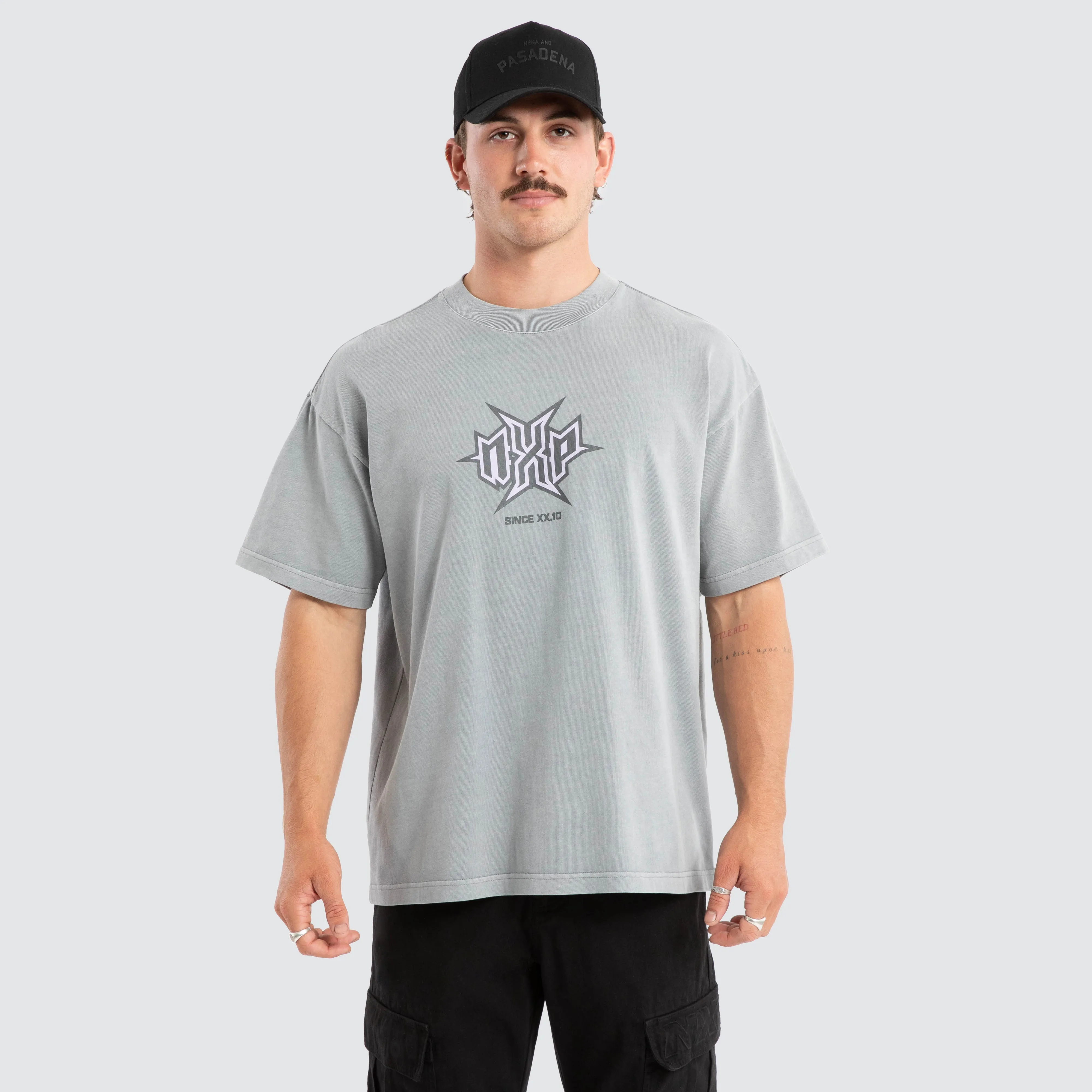Civil Raptor Tee Pigment Ultimate Grey sold by Nena and Pasadena