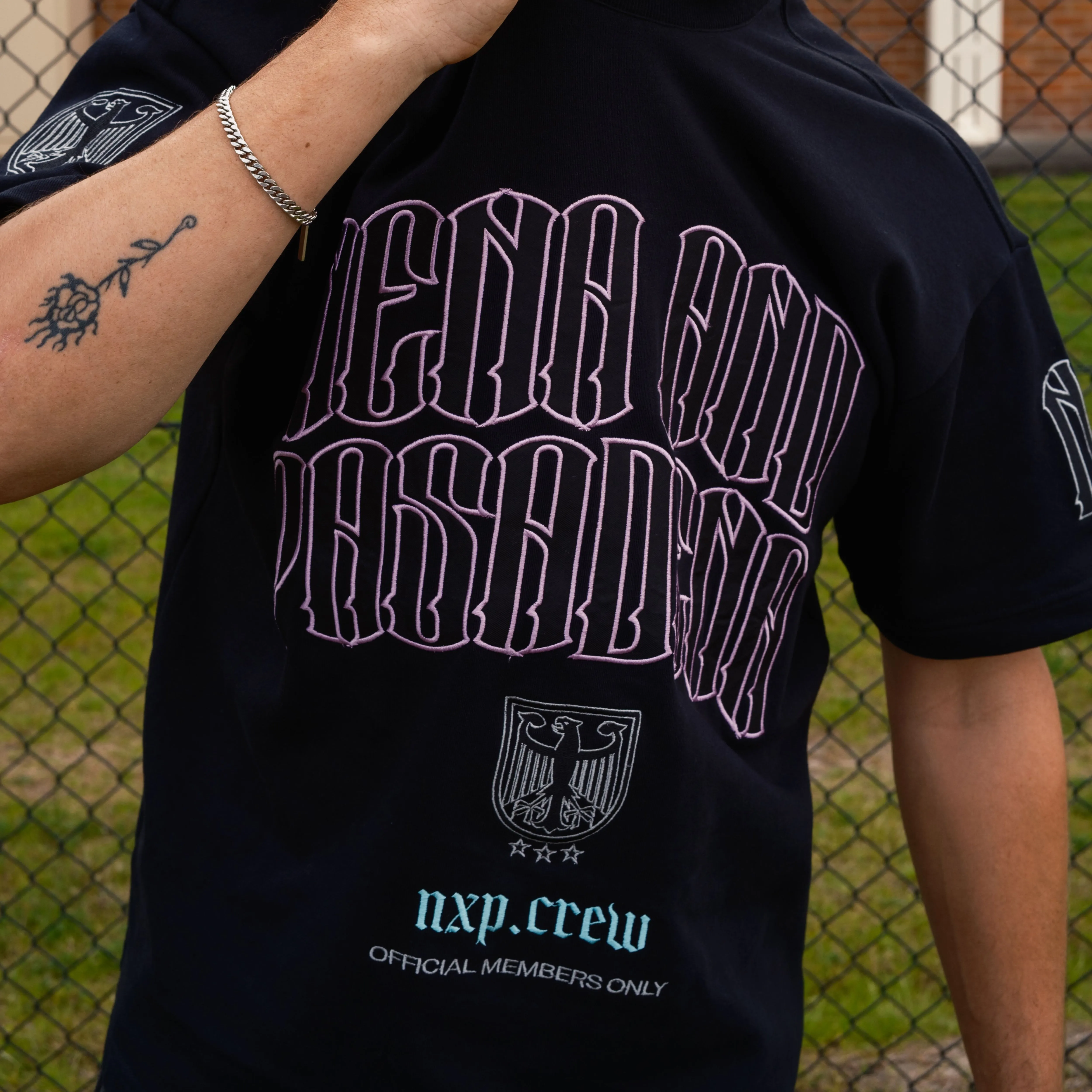 Maverick Loopback Raptor Tee Anthracite Black sold by Nena and Pasadena product image thumbnail 2