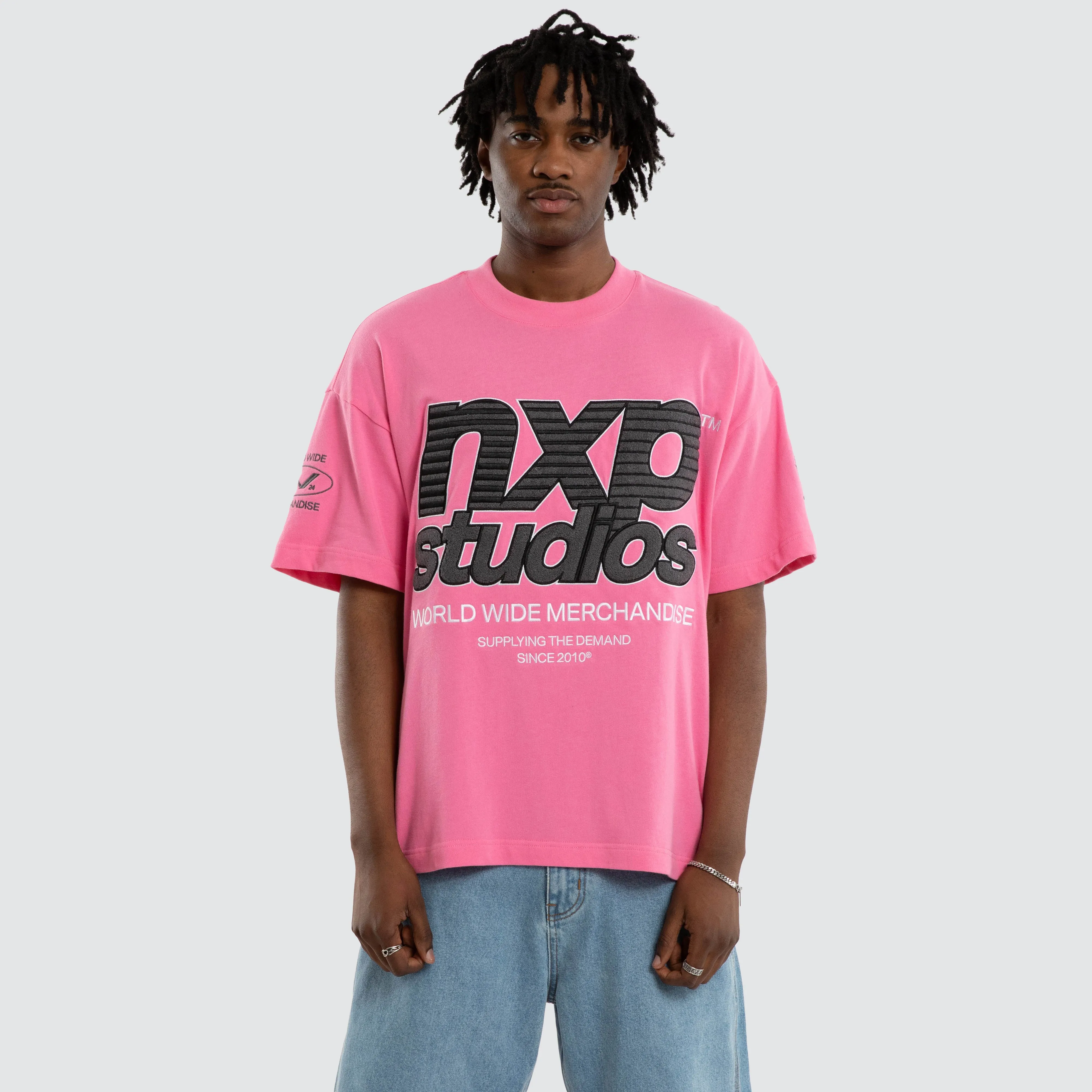 Frontier Raptor Tee Pink sold by Nena and Pasadena