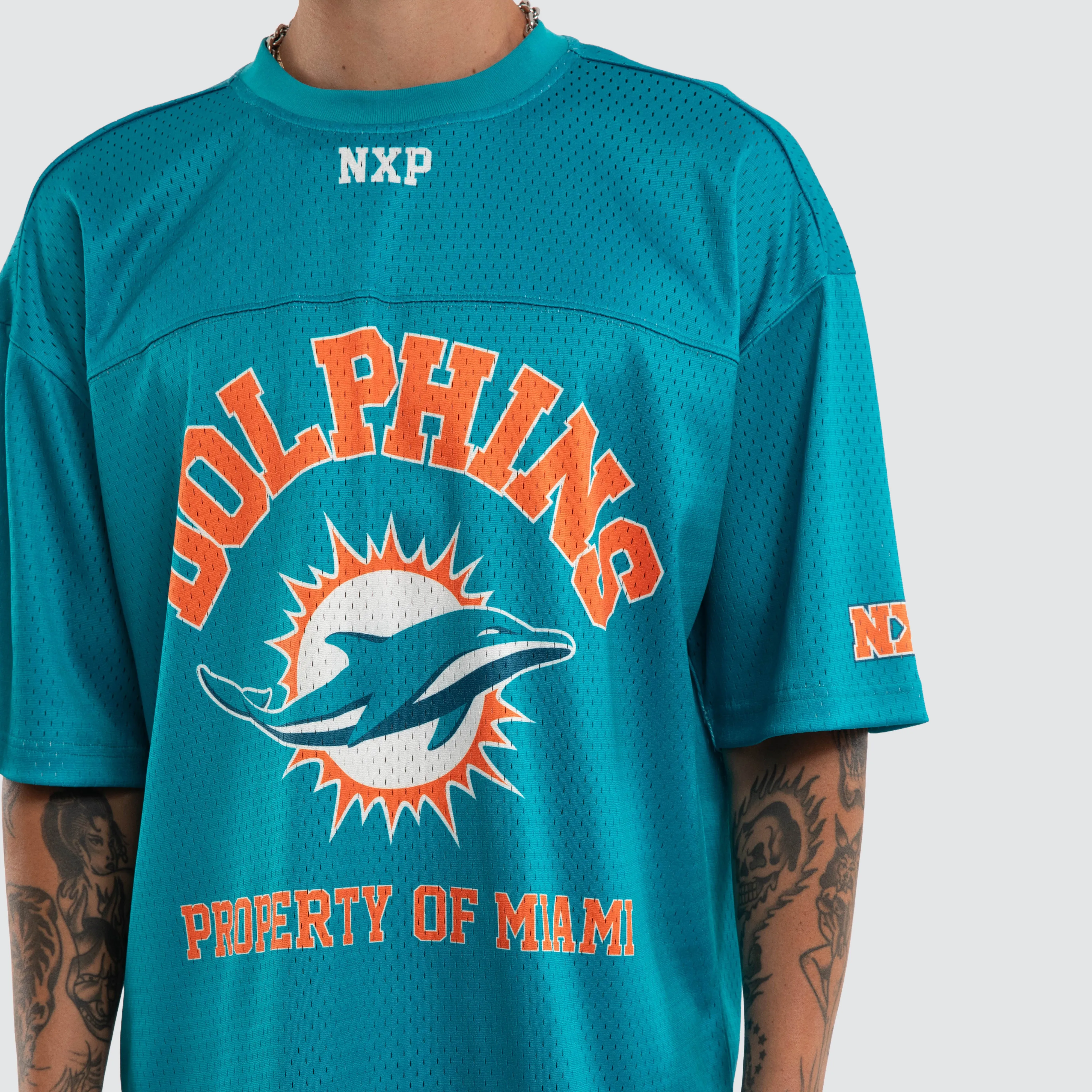 Miami Dolphins Property Tee Aqua sold by Nena and Pasadena product image thumbnail 4