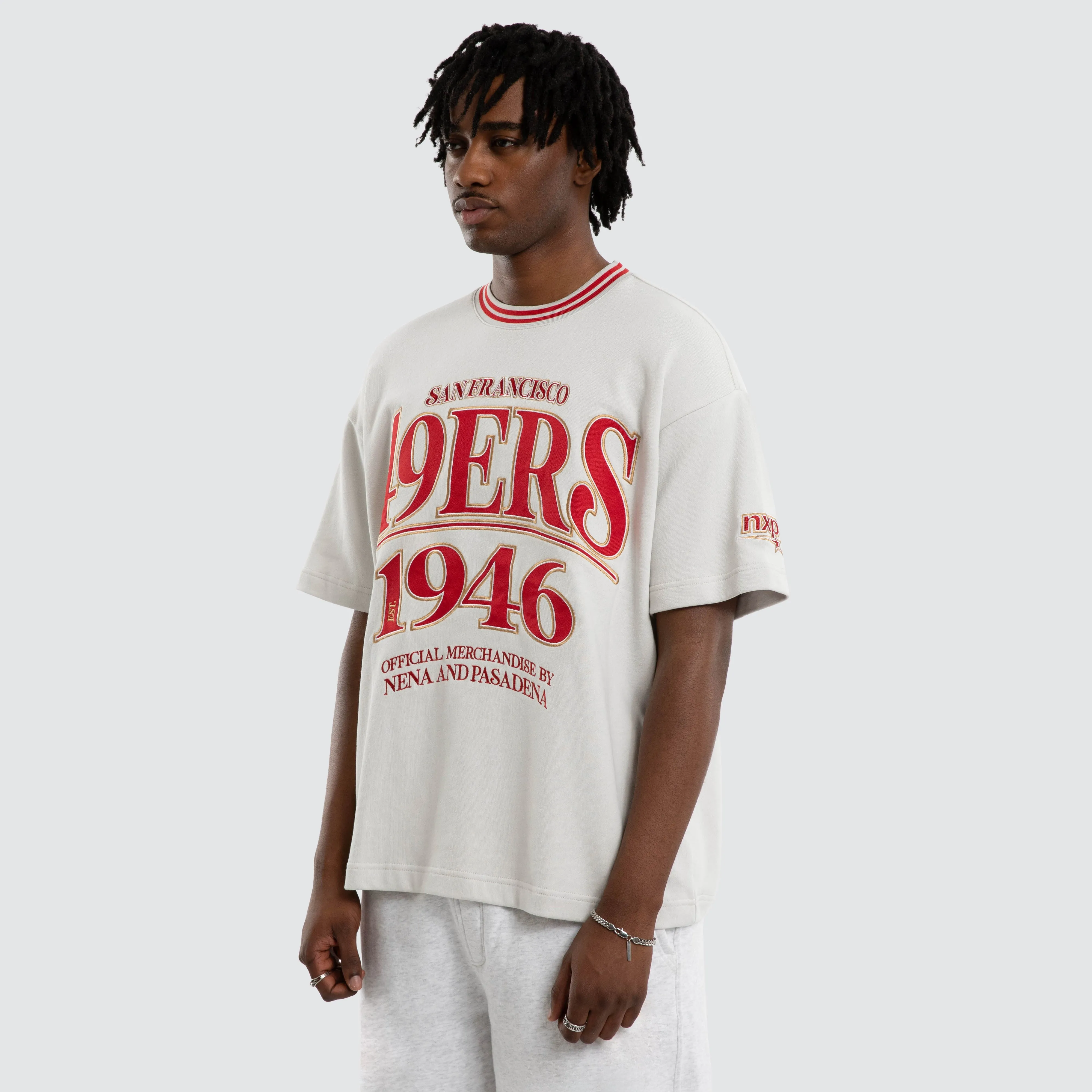 San Francisco 49ers Game Tee Glacier Grey sold by Nena and Pasadena product image thumbnail 5