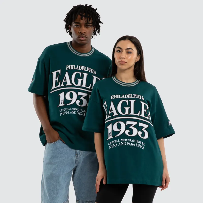 Philadelphia Eagles Game Tee Midnight Green sold by Nena and Pasadena