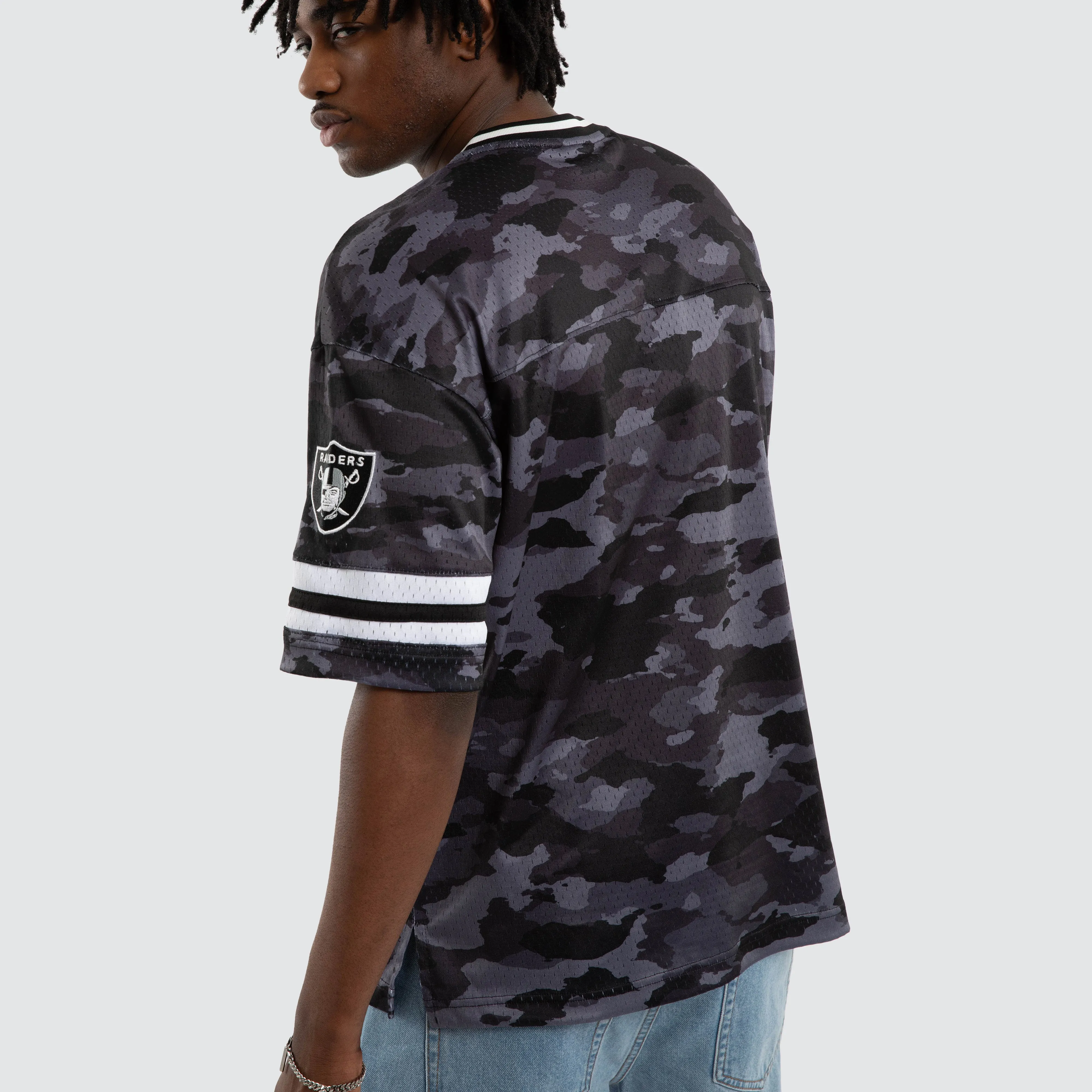 Las Vegas Raiders Brady Jersey Black Camo sold by Nena and Pasadena product image thumbnail 3