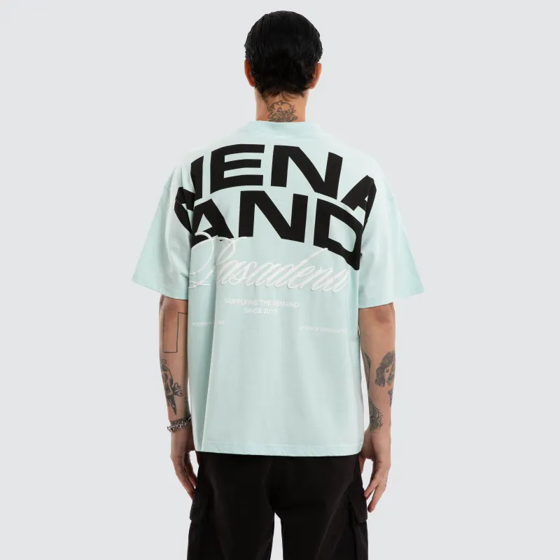 Loyal Raptor Tee Pastel Blue sold by Nena and Pasadena