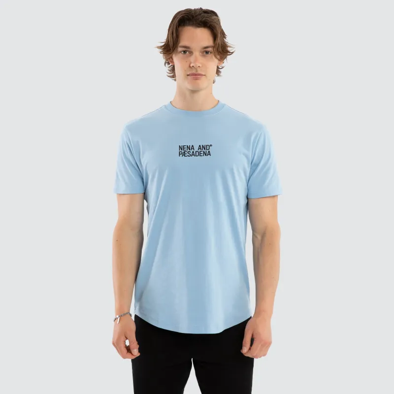 Journey Dual Curved Tee Blue Bell sold by Nena and Pasadena