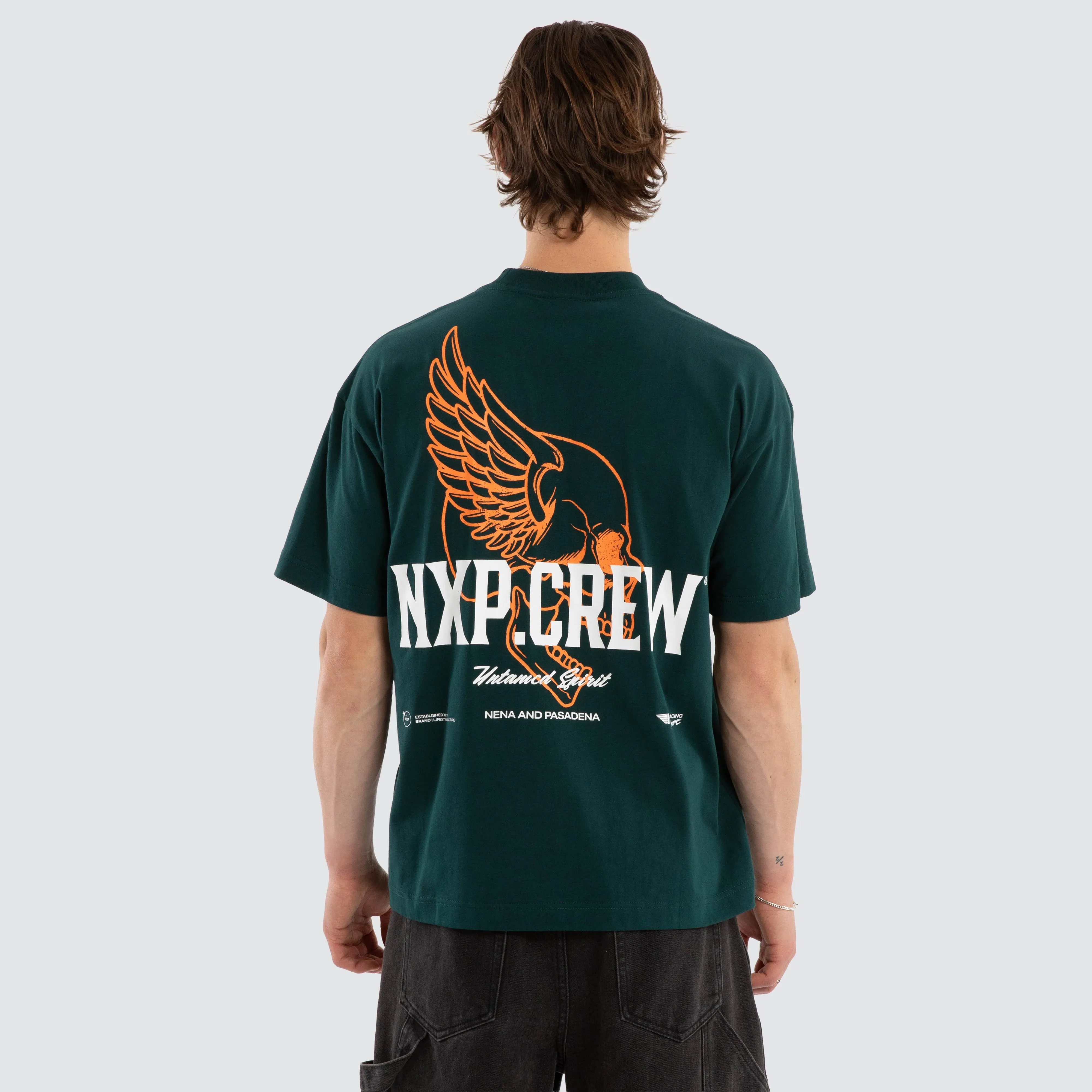 Dawn Raptor Tee Bull Pine sold by Nena and Pasadena product image thumbnail 2