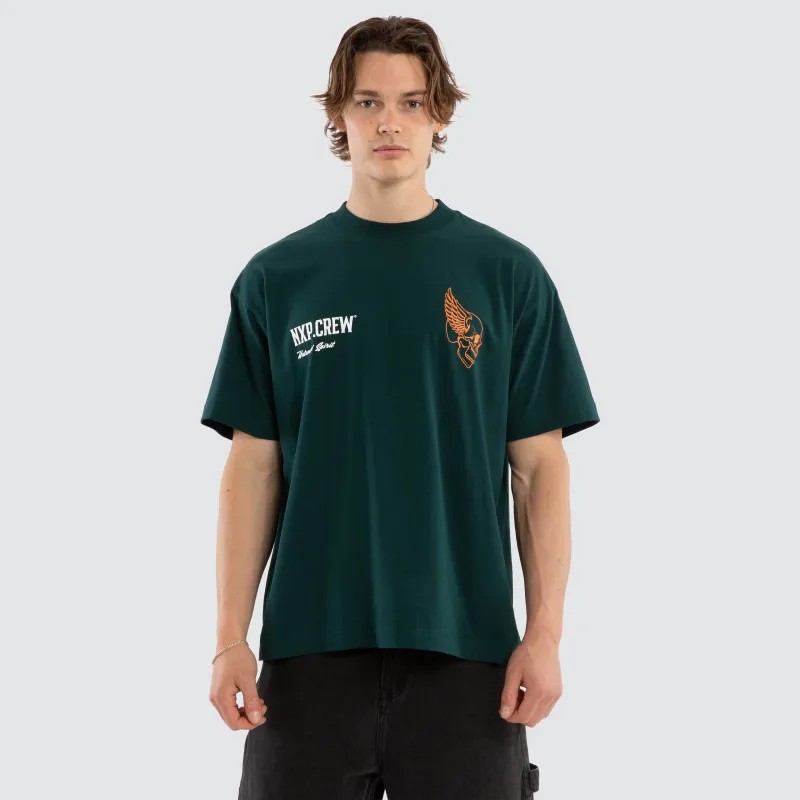 Dawn Raptor Tee Bull Pine sold by Nena and Pasadena