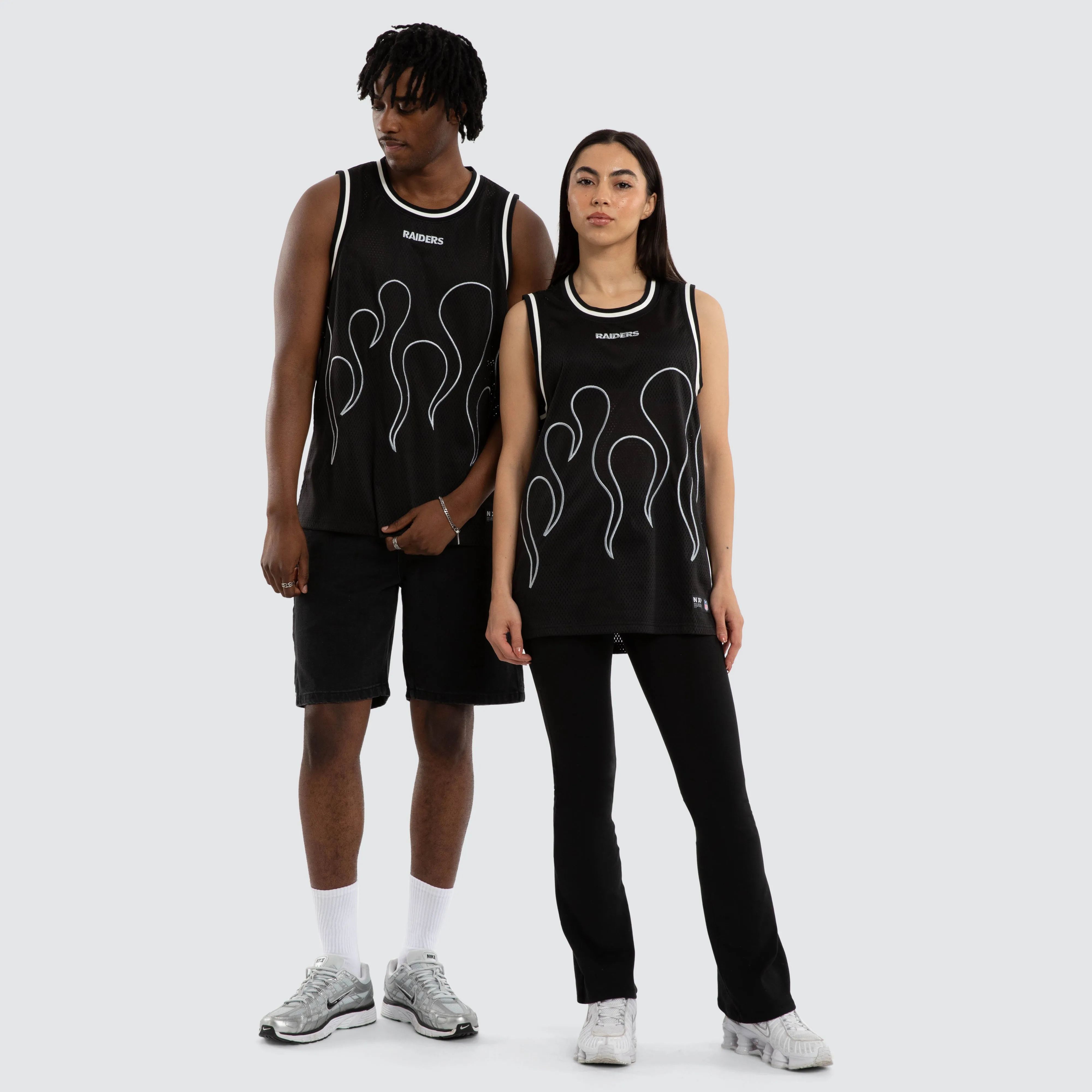 Las Vegas Raiders Basketball Jersey Jet Black sold by Nena and Pasadena product image thumbnail 3