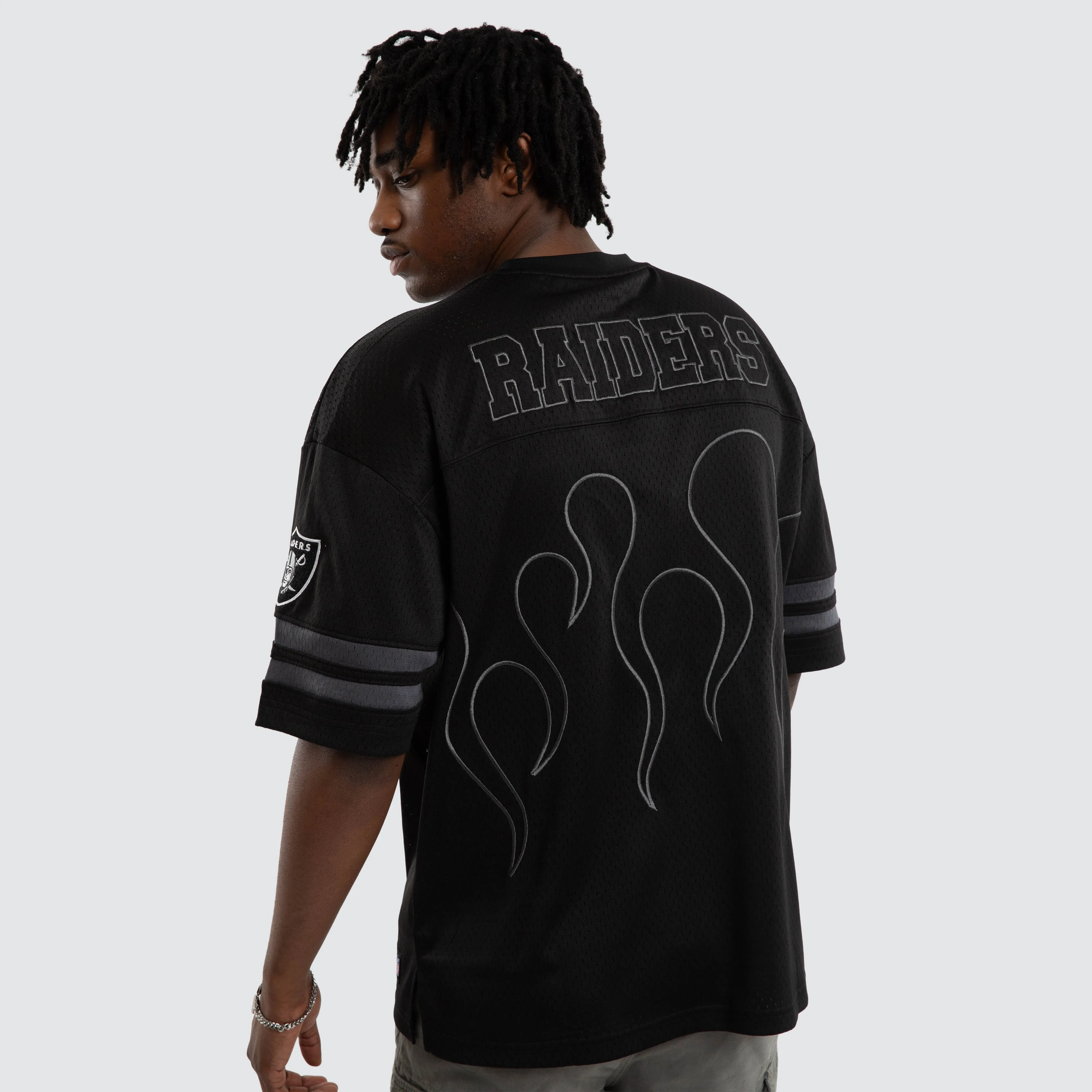 Las Vegas Raiders Dark Flame Tee Black sold by Nena and Pasadena product image thumbnail 5