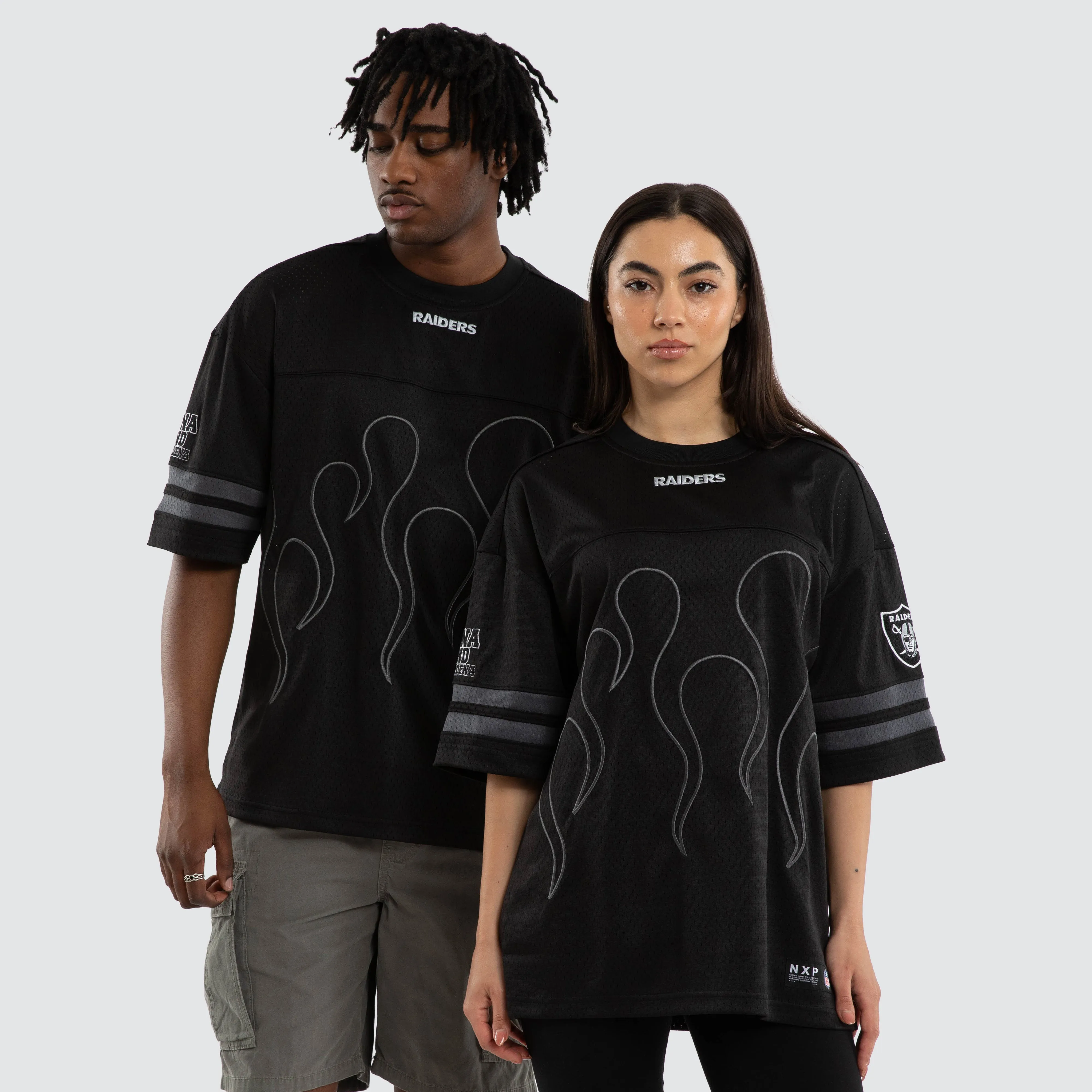 Las Vegas Raiders Dark Flame Tee Black sold by Nena and Pasadena