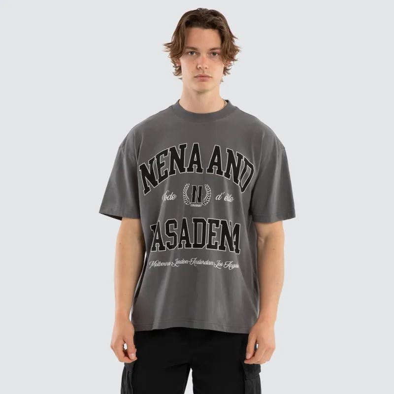 Dominance Raptor Tee Charcoal sold by Nena and Pasadena