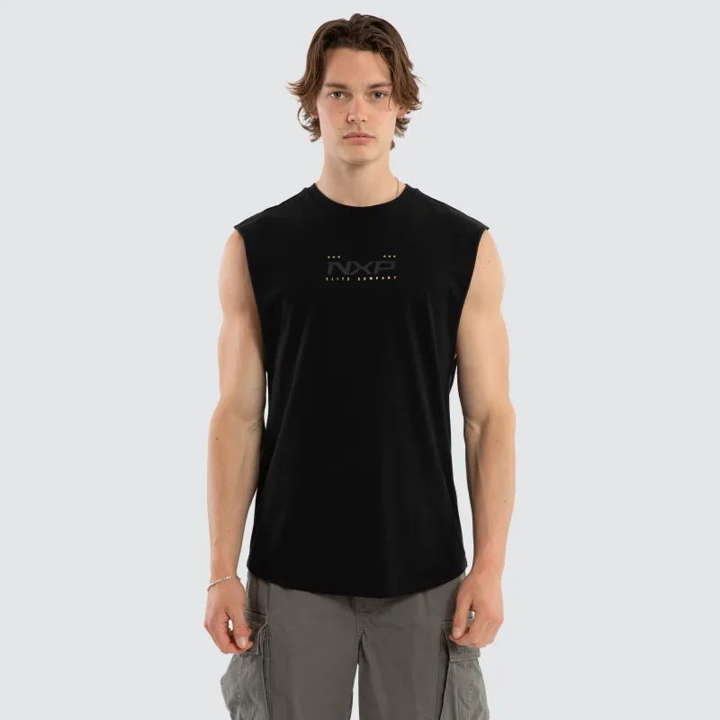 Deliberate Dual Curved Muscle Jet Black sold by Nena and Pasadena