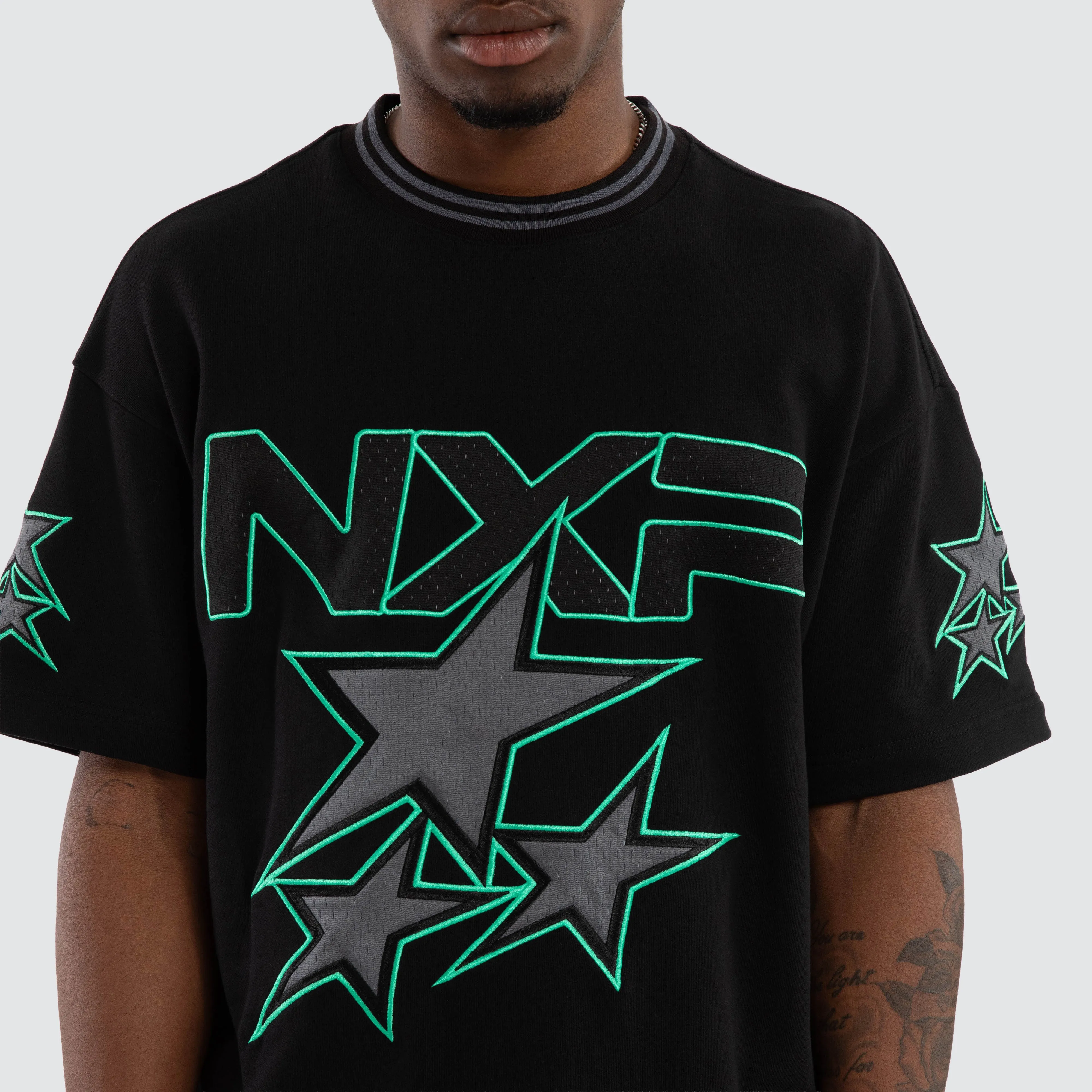 Glitches Loopback Raptor Tee Jet Black sold by Nena and Pasadena product image thumbnail 2